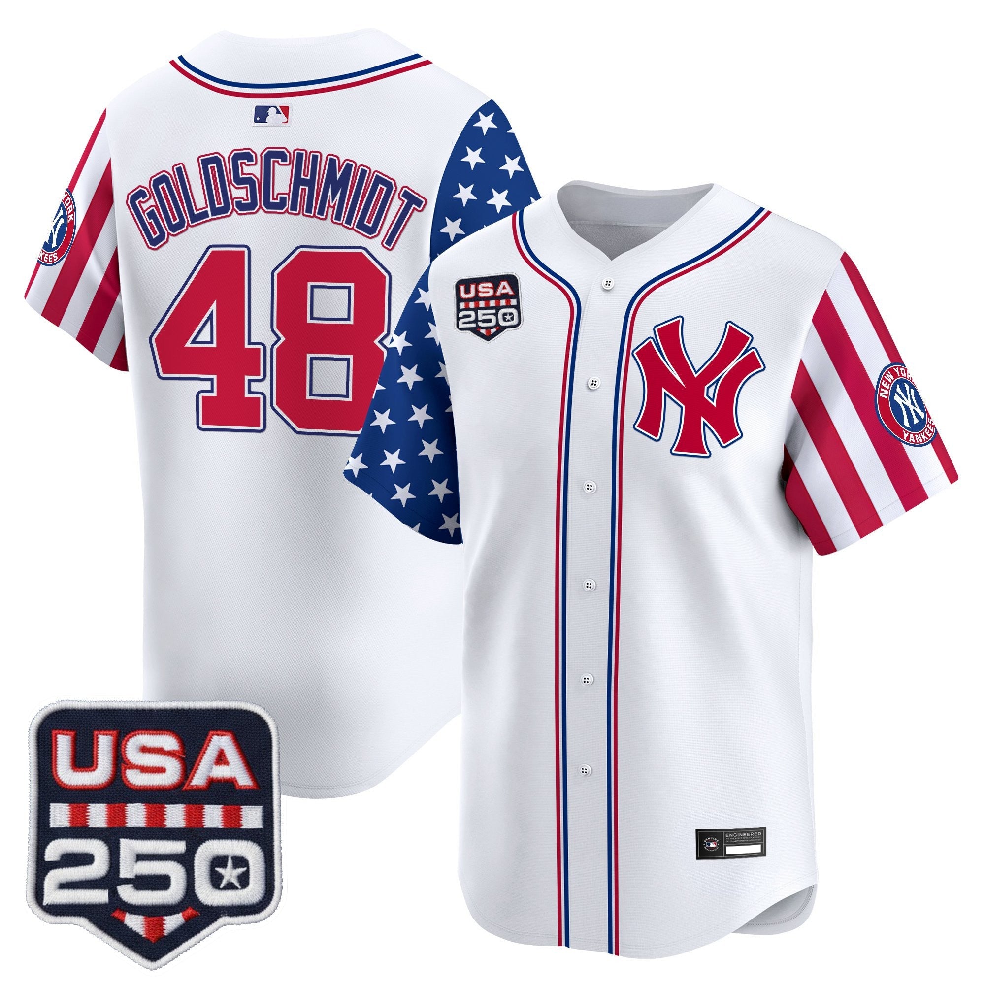 Men's Yankees "America250 Edition" Vapor Premier Limited Jersey - All Stitched