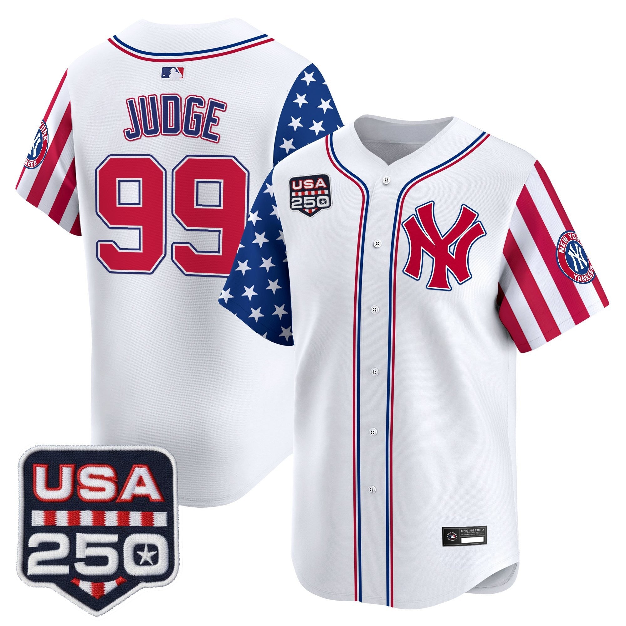 Men's Yankees "America250 Edition" Vapor Premier Limited Jersey - All Stitched