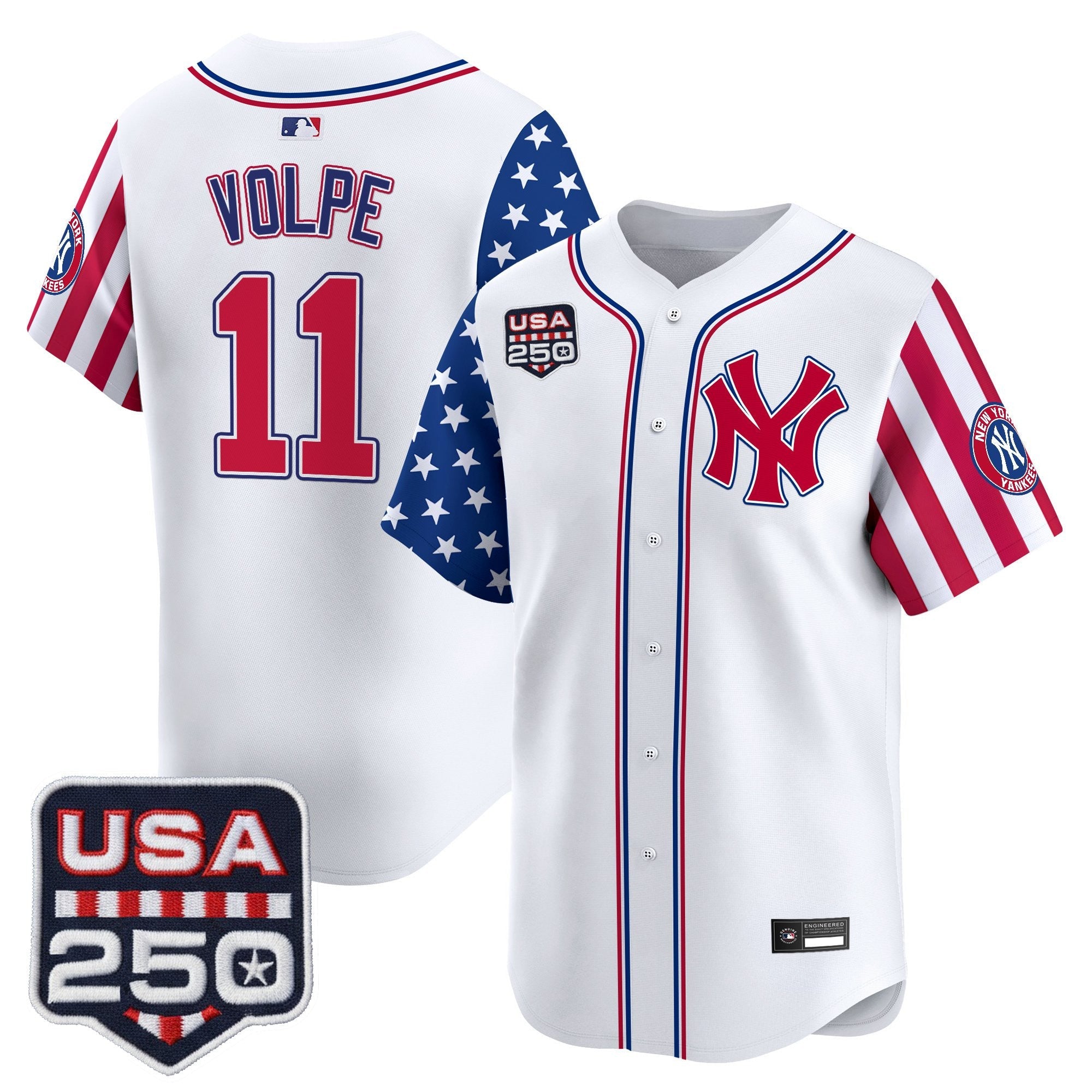 Men's Yankees "America250 Edition" Vapor Premier Limited Jersey - All Stitched