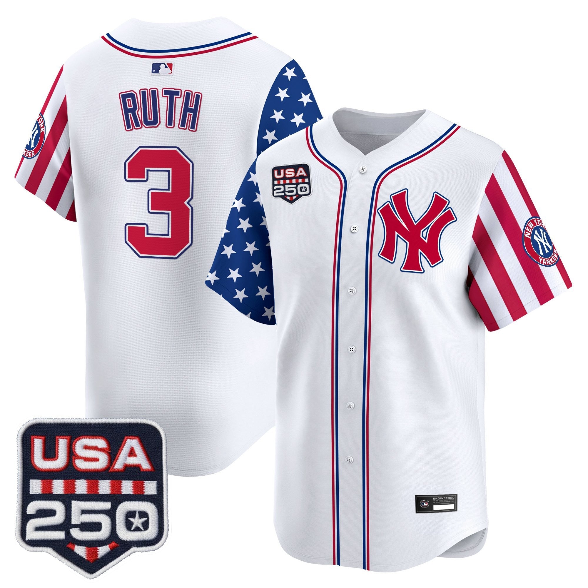 Men's Yankees "America250 Edition" Vapor Premier Limited Jersey - All Stitched