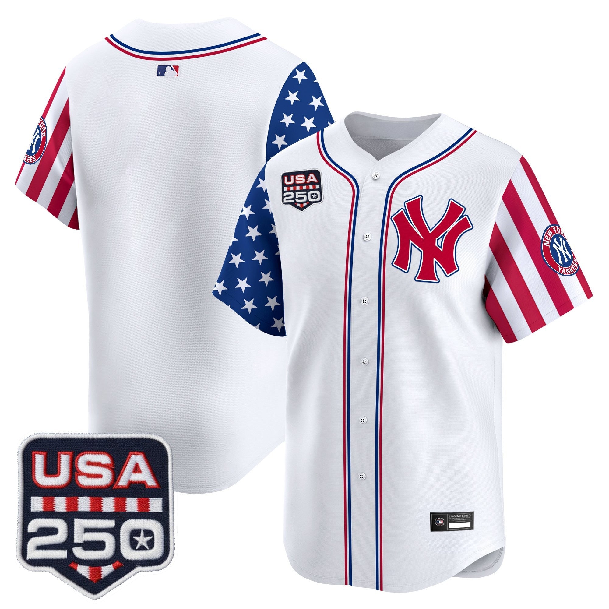 Men's Yankees "America250 Edition" Vapor Premier Limited Jersey - All Stitched