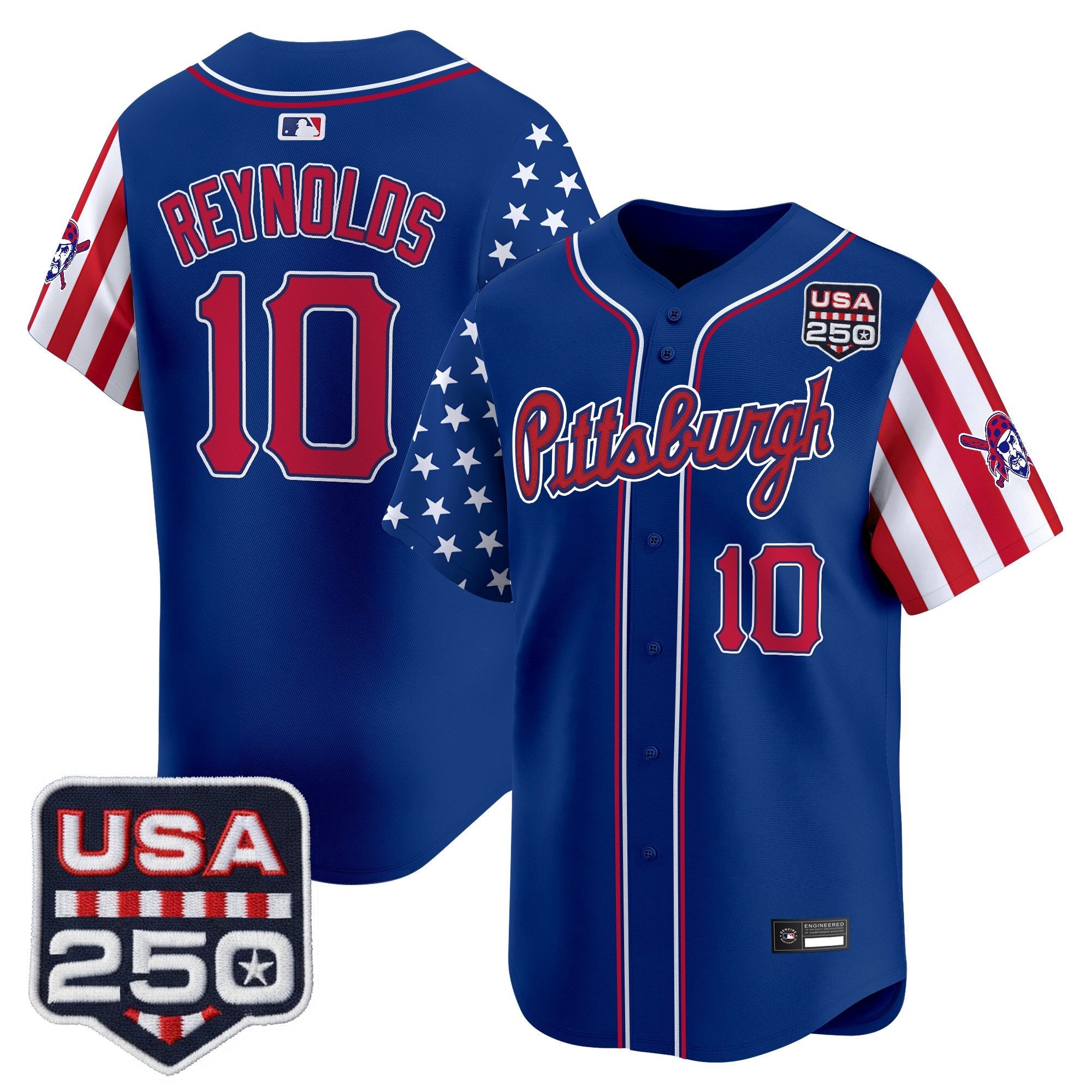 Men's Pittsburgh Pirates "America250 Edition" Vapor Premier Limited Jersey - All Stitched