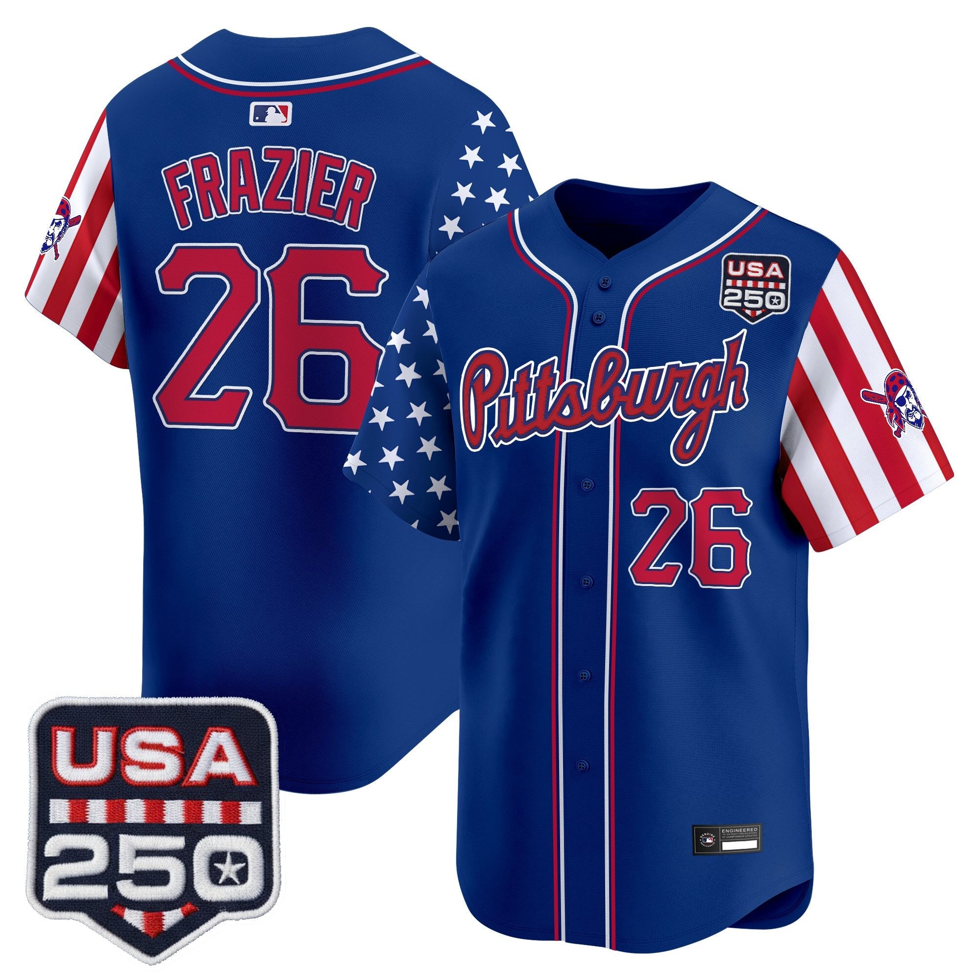 Men's Pittsburgh Pirates "America250 Edition" Vapor Premier Limited Jersey - All Stitched