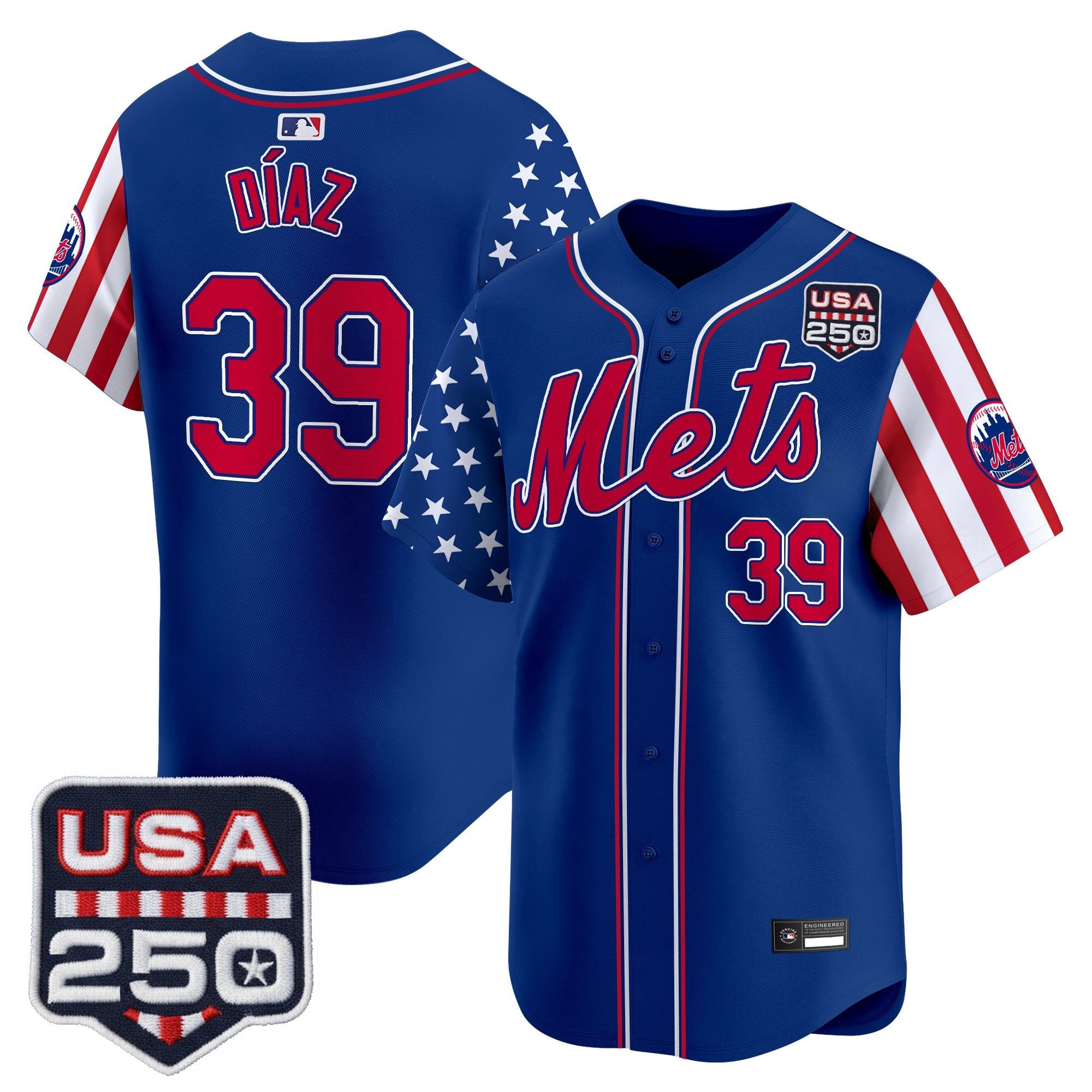 Men's New York Mets "America250 Edition" Vapor Premier Limited Jersey - All Stitched