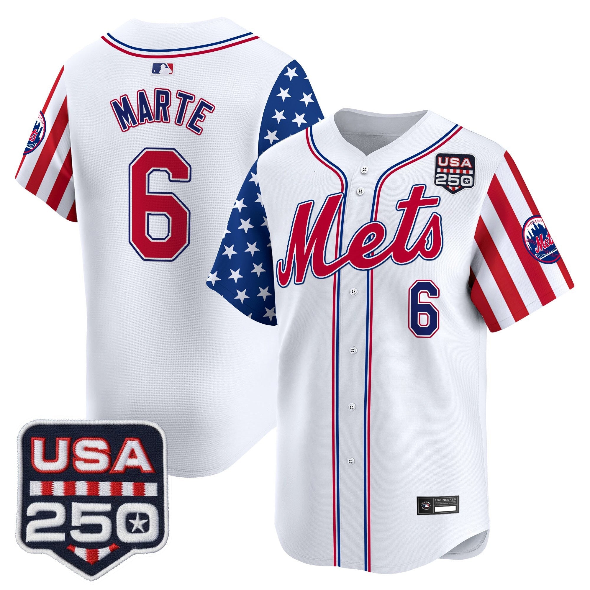 Men's New York Mets "America250 Edition" Vapor Premier Limited Jersey - All Stitched