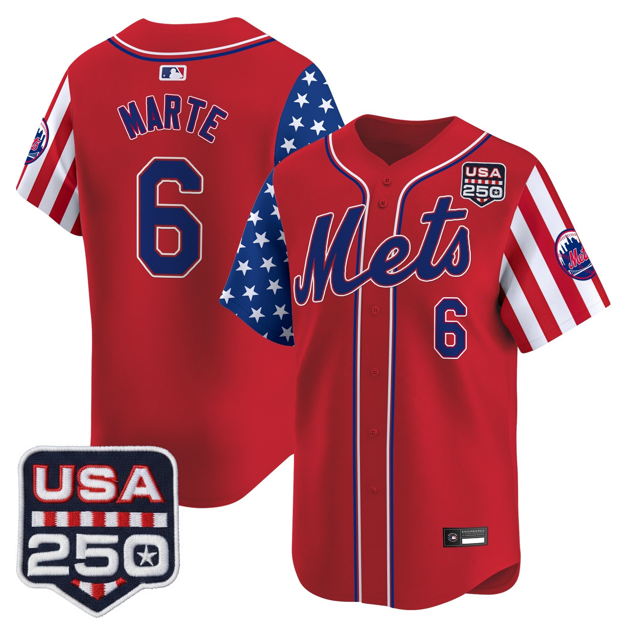 Men's New York Mets "America250 Edition" Vapor Premier Limited Jersey - All Stitched