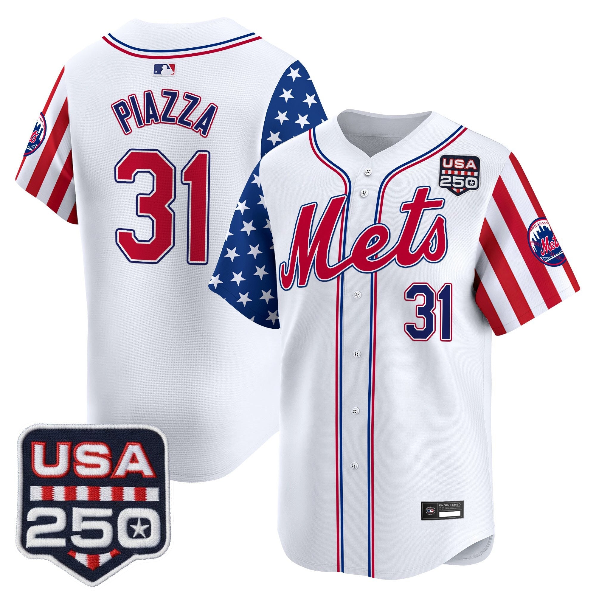 Men's New York Mets "America250 Edition" Vapor Premier Limited Jersey - All Stitched