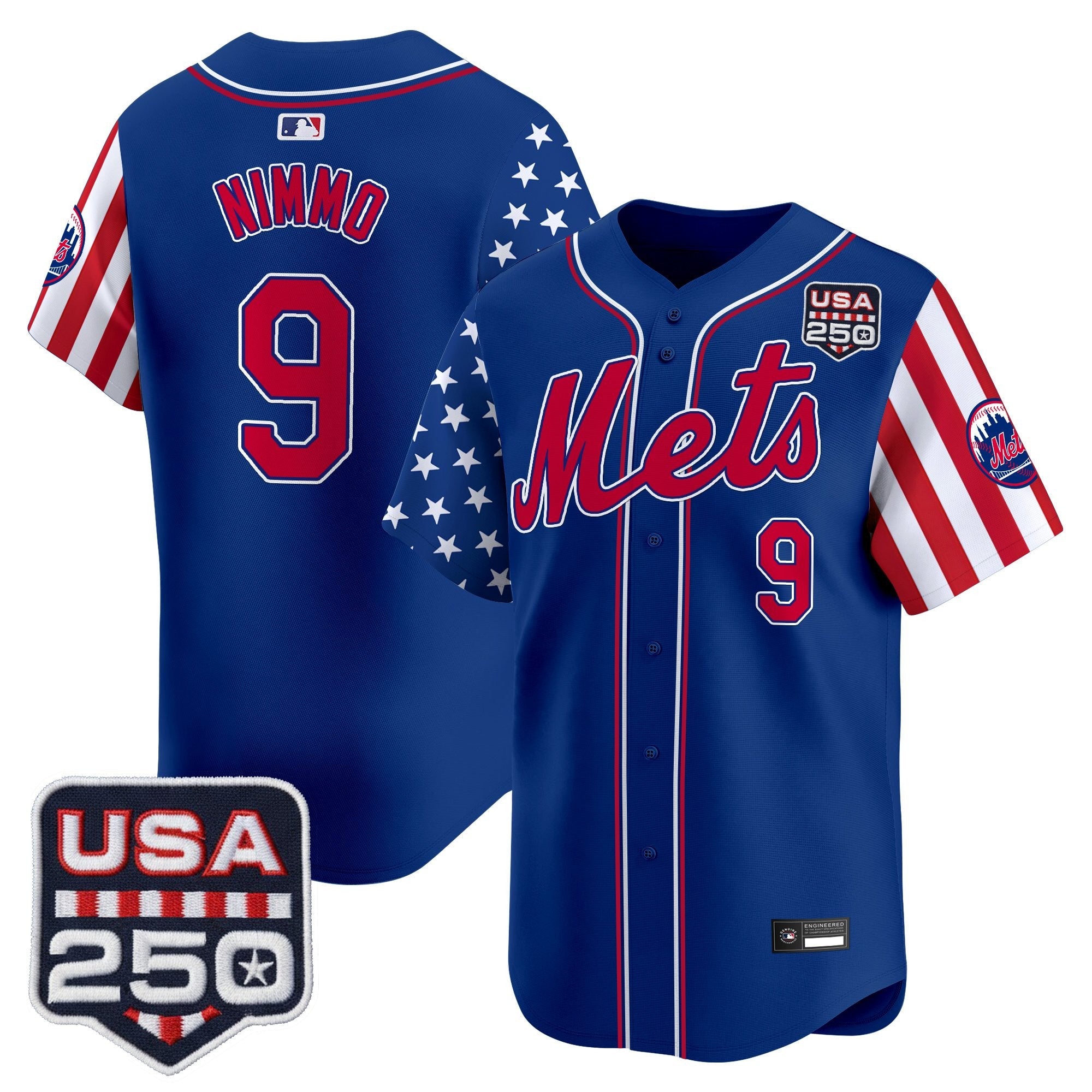 Men's New York Mets "America250 Edition" Vapor Premier Limited Jersey - All Stitched