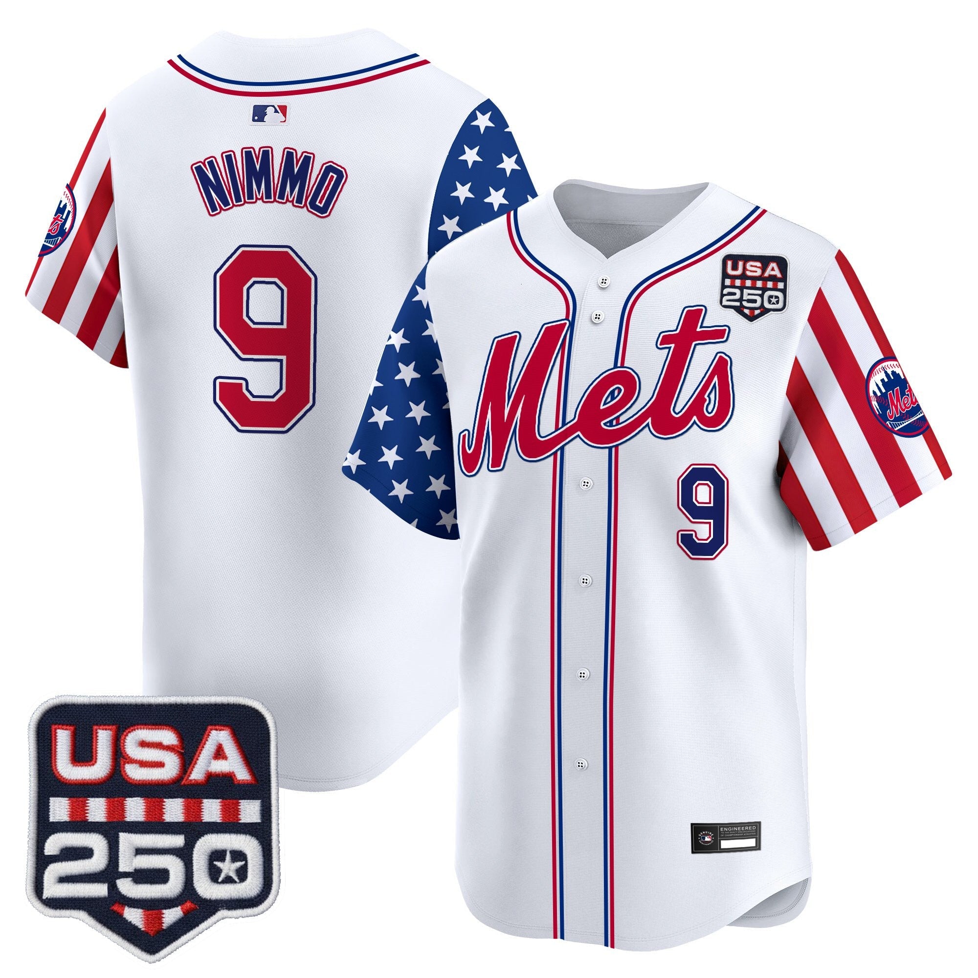 Men's New York Mets "America250 Edition" Vapor Premier Limited Jersey - All Stitched