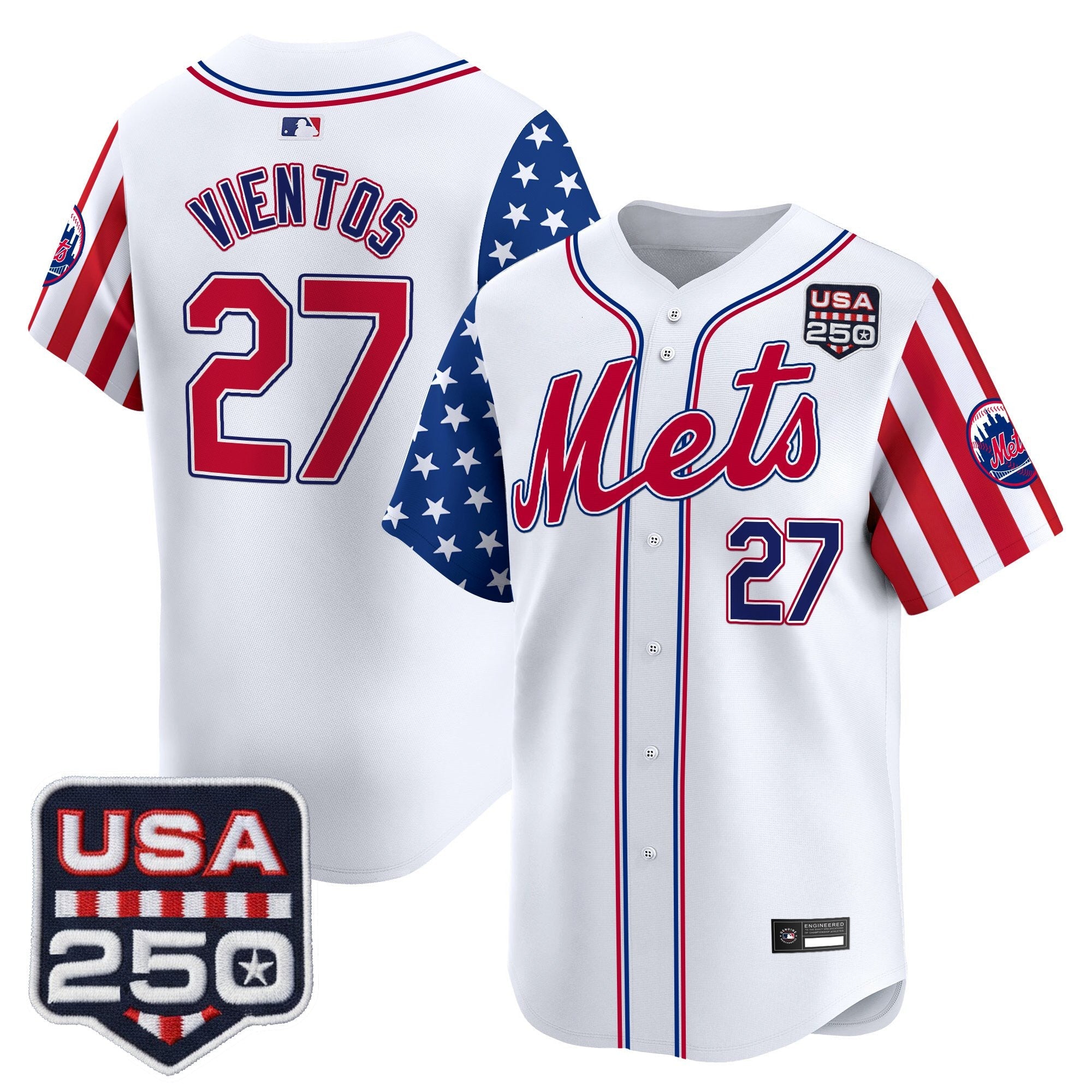 Men's New York Mets "America250 Edition" Vapor Premier Limited Jersey - All Stitched