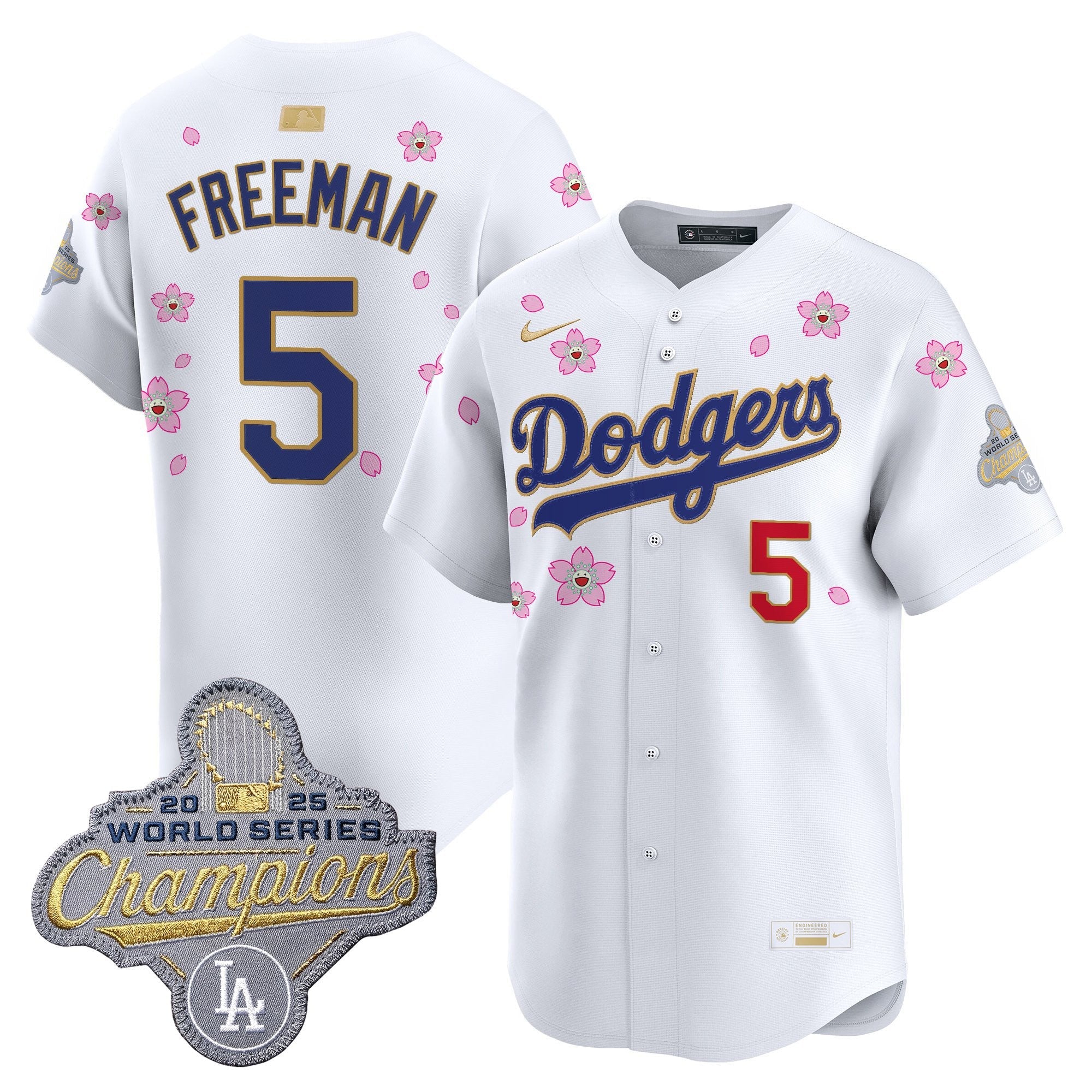 Men's Los Angeles Dodgers "Tokyo Series x Gold Collection" Vapor Premier Limited Jersey - All Stitched