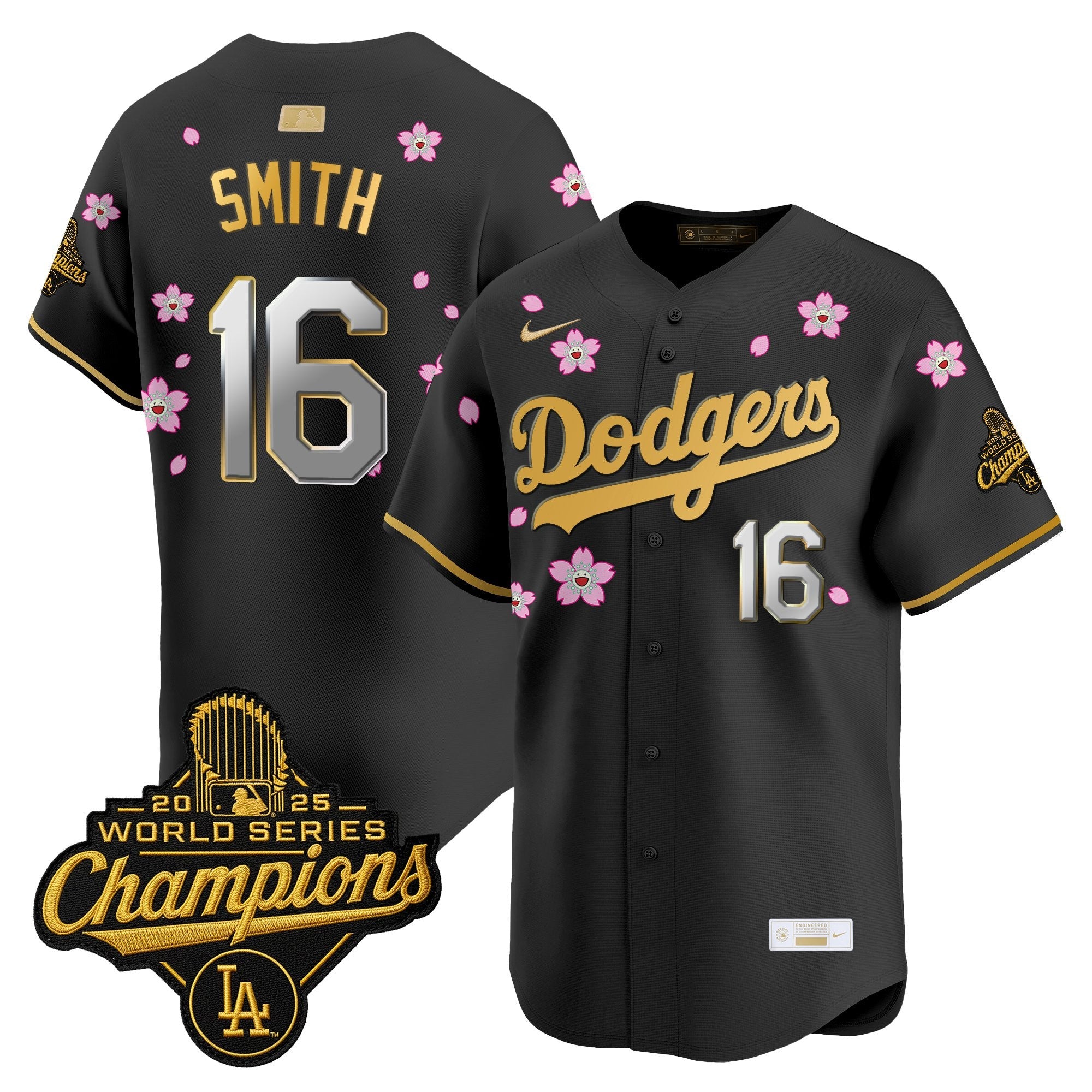 Men's Los Angeles Dodgers "Tokyo Series x Gold Collection" Vapor Premier Limited Jersey - All Stitched