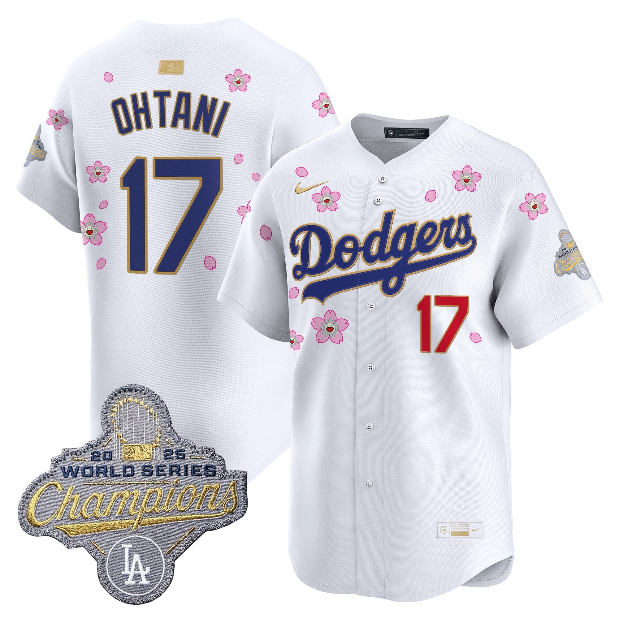 Men's Los Angeles Dodgers "Tokyo Series x Gold Collection" Vapor Premier Limited Jersey - All Stitched