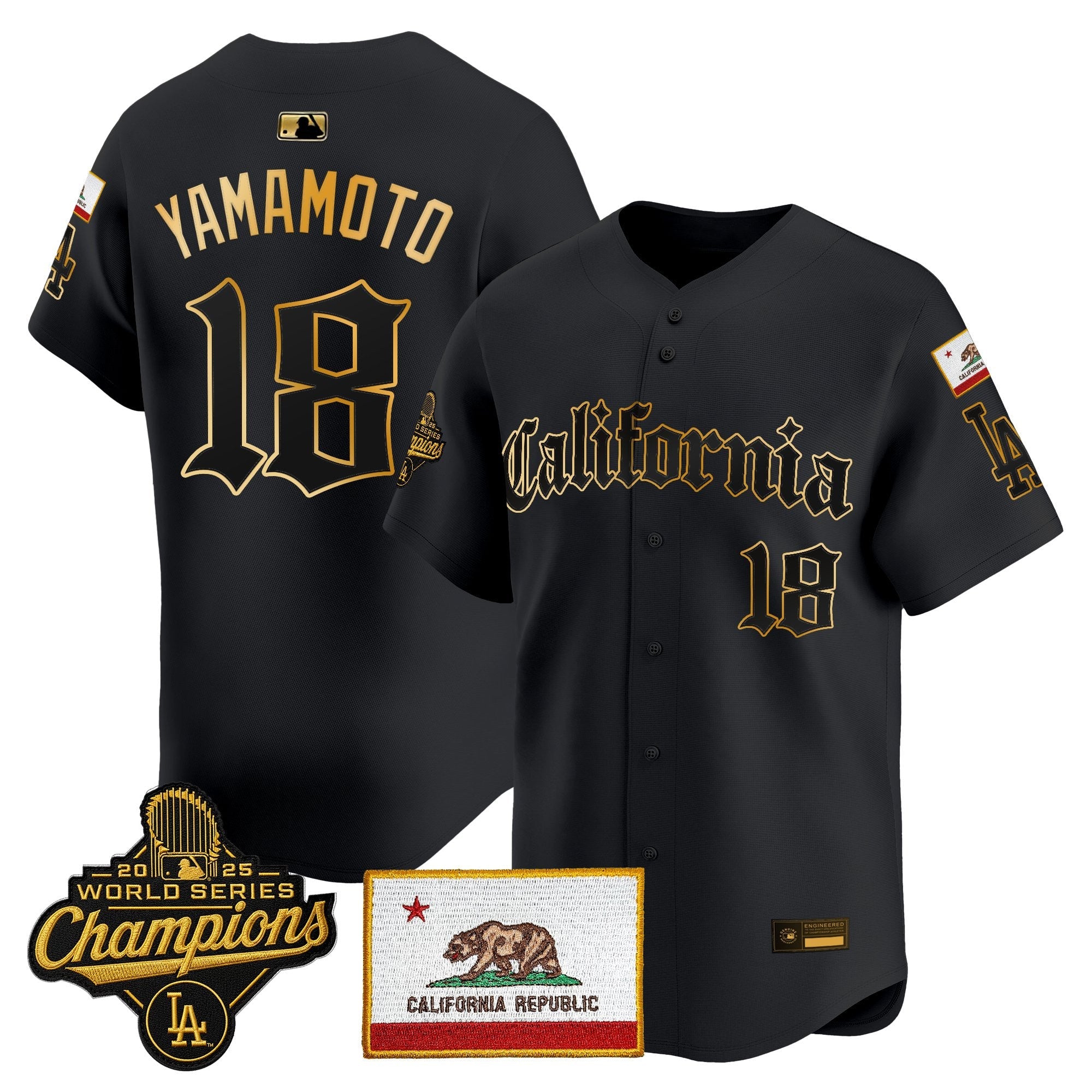 Men's Los Angeles Dodgers "California Gothic Edition" Vapor Premier Limited Jersey - All Stitched