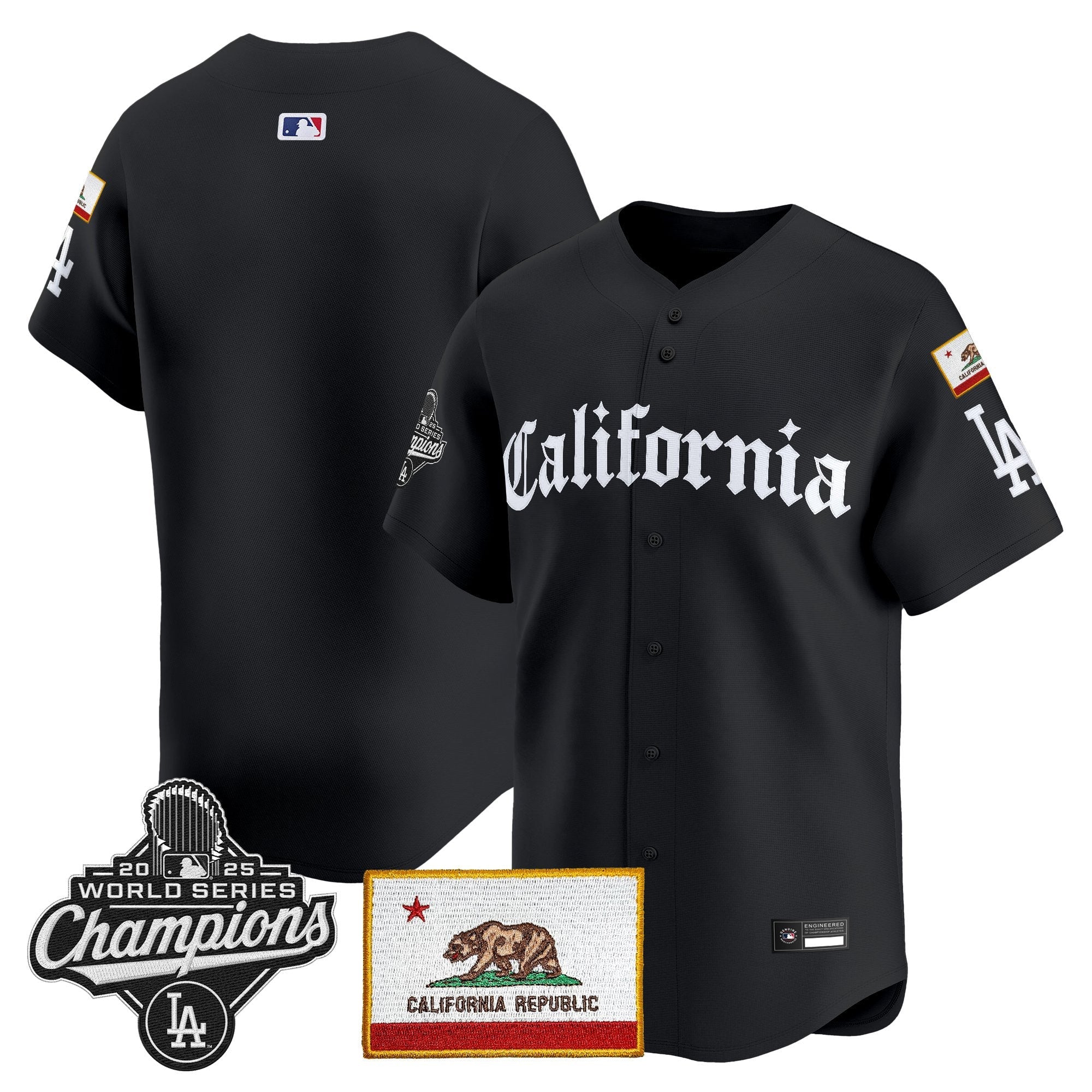 Men's Los Angeles Dodgers "California Gothic Edition" Vapor Premier Limited Jersey - All Stitched