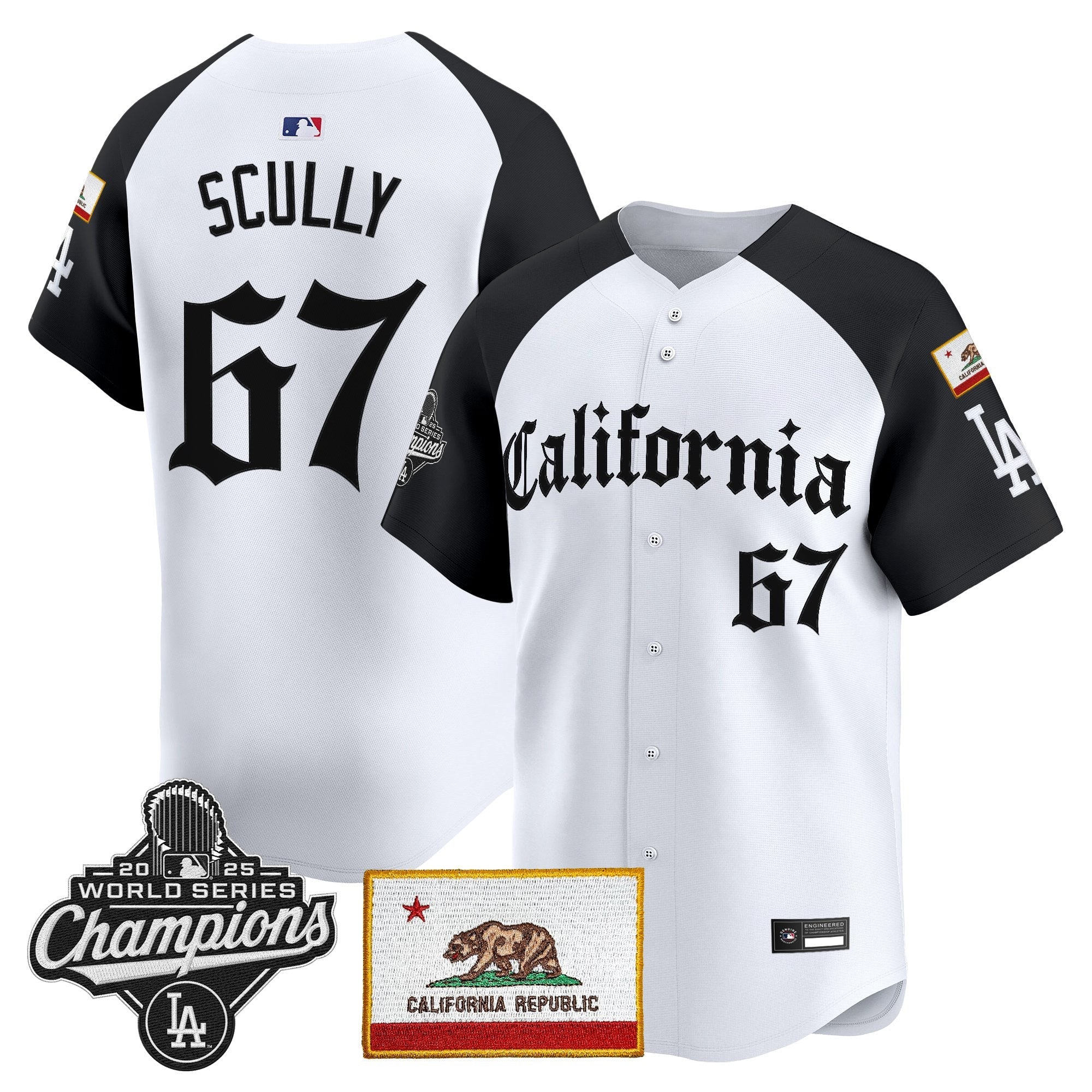 Men's Los Angeles Dodgers "California Gothic Edition" Vapor Premier Limited Jersey - All Stitched
