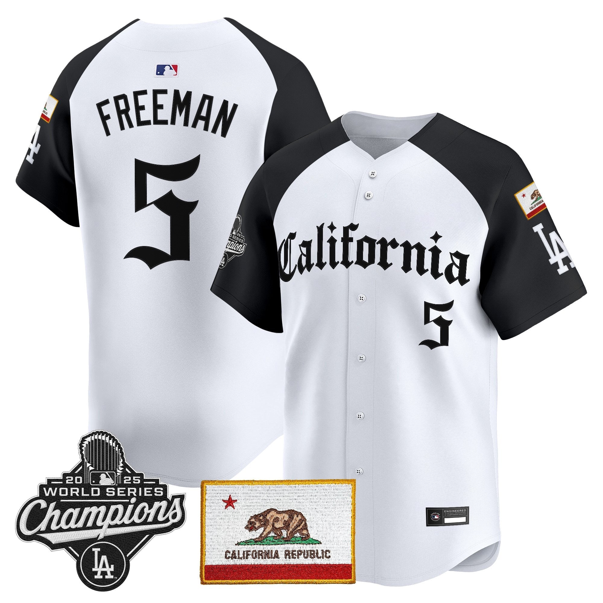 Men's Los Angeles Dodgers "California Gothic Edition" Vapor Premier Limited Jersey - All Stitched