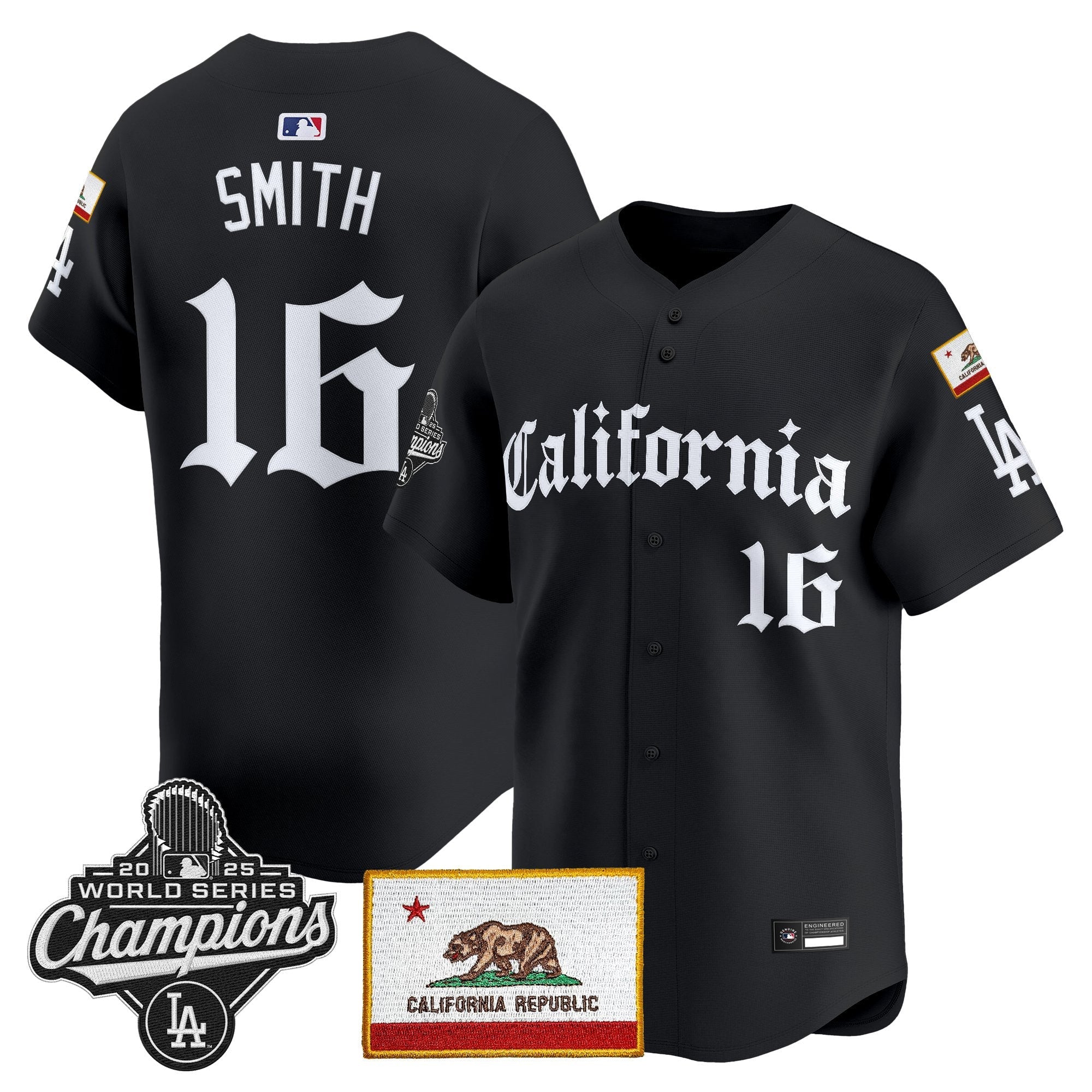 Men's Los Angeles Dodgers "California Gothic Edition" Vapor Premier Limited Jersey - All Stitched