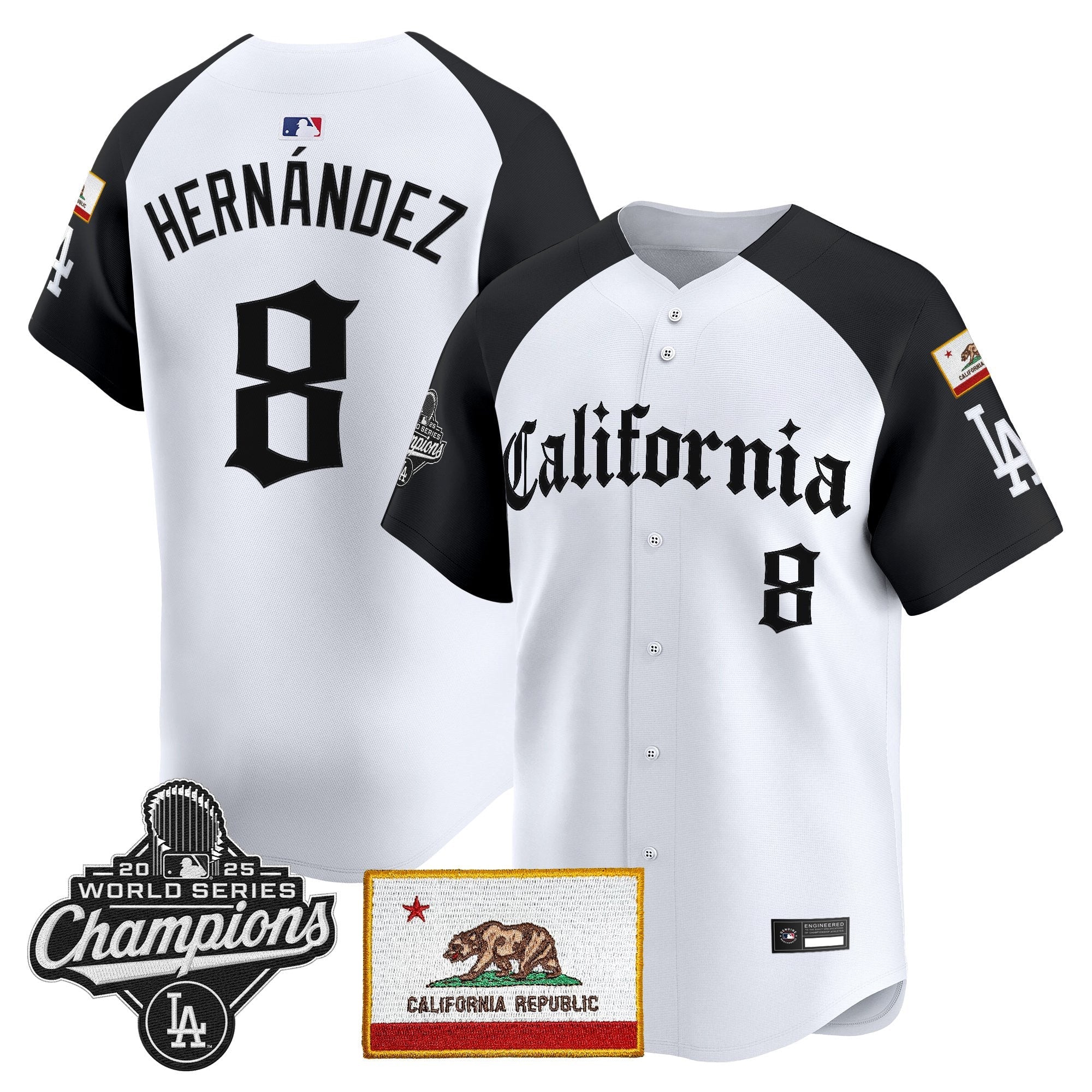 Men's Los Angeles Dodgers "California Gothic Edition" Vapor Premier Limited Jersey - All Stitched