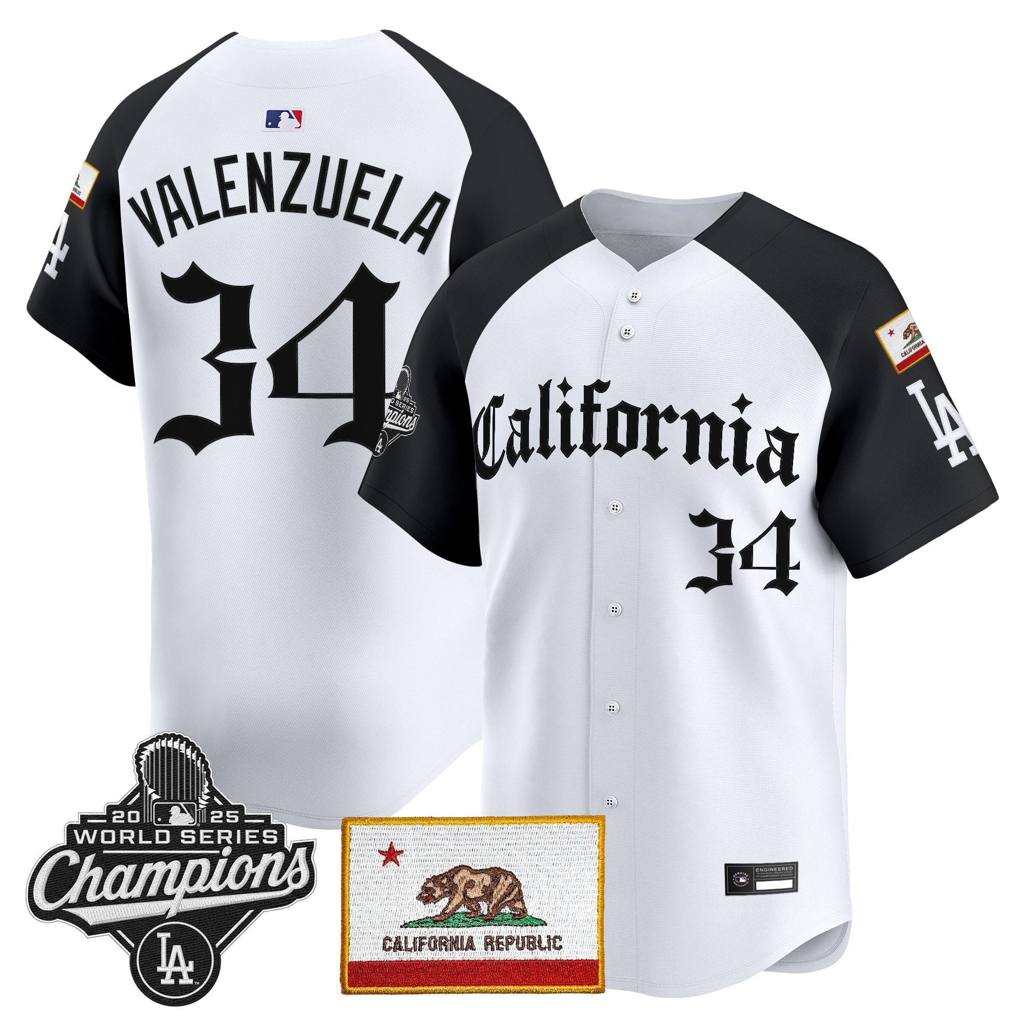 Men's Los Angeles Dodgers "California Gothic Edition" Vapor Premier Limited Jersey - All Stitched
