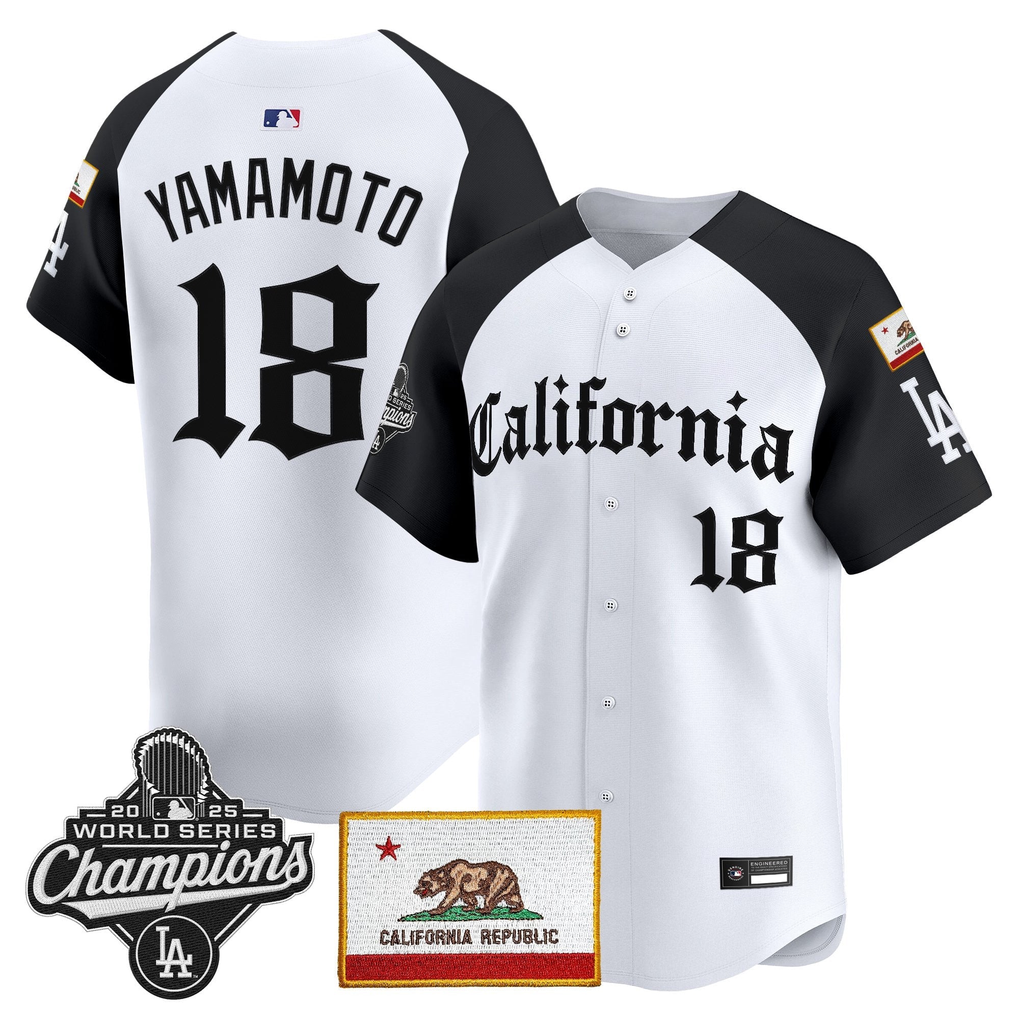 Men's Los Angeles Dodgers "California Gothic Edition" Vapor Premier Limited Jersey - All Stitched