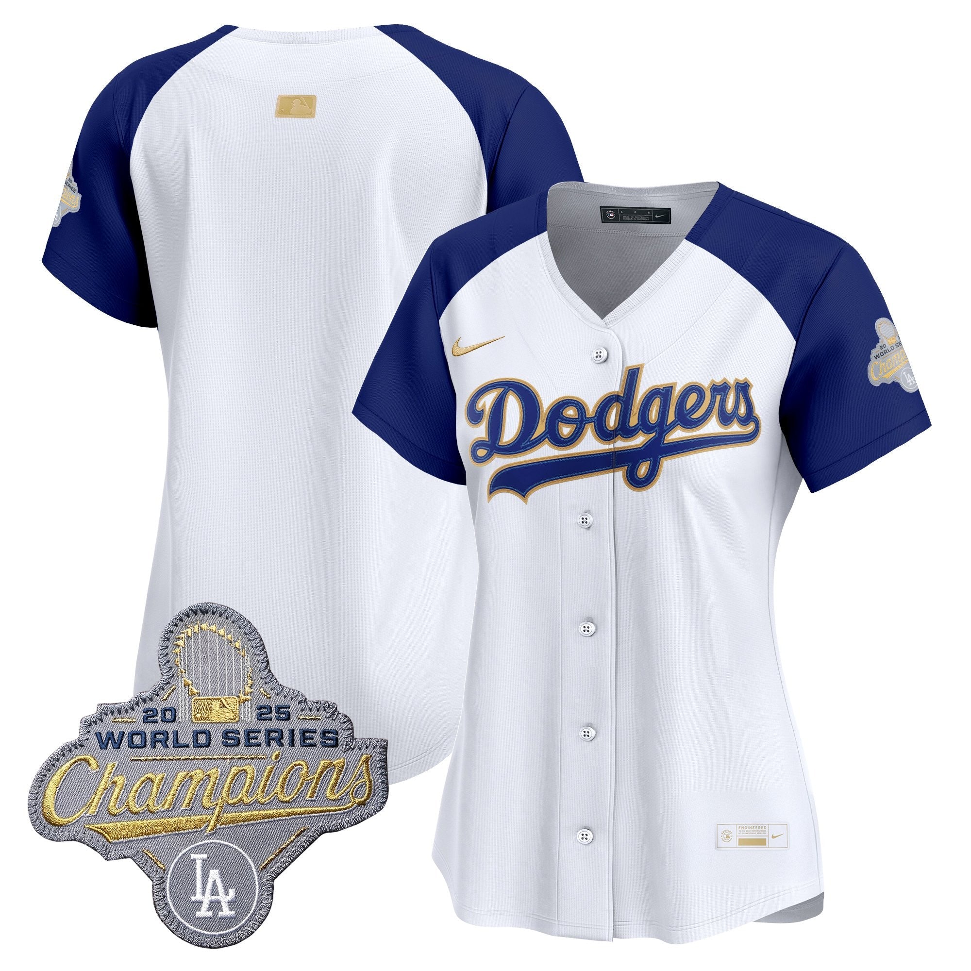Women's Los Angeles Dodgers "Gold Collection" Premier Limited Jersey - All Stitched