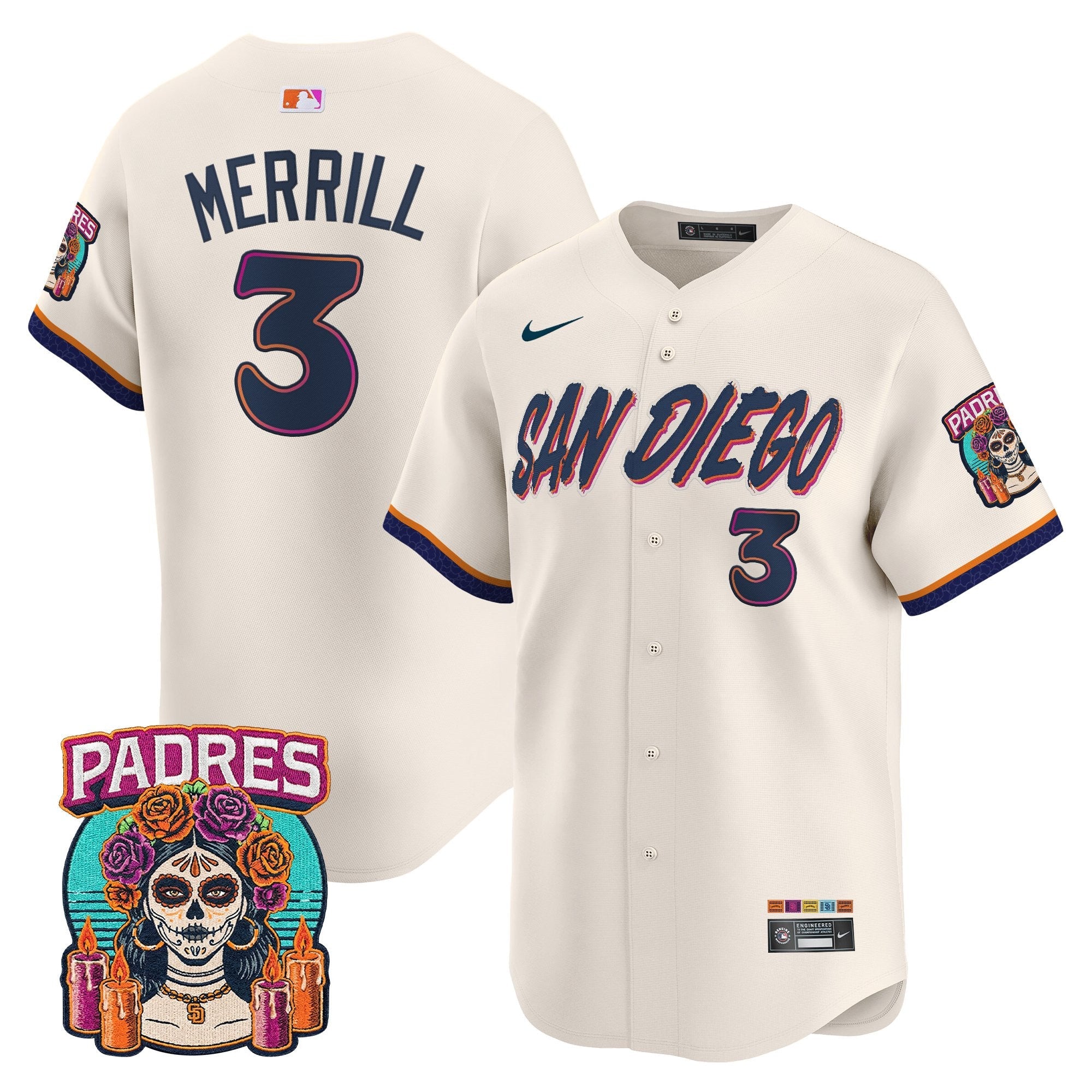 Men's San Diego Padres 2026 City Connect Vapor Premier Limited Jersey - All Stitched