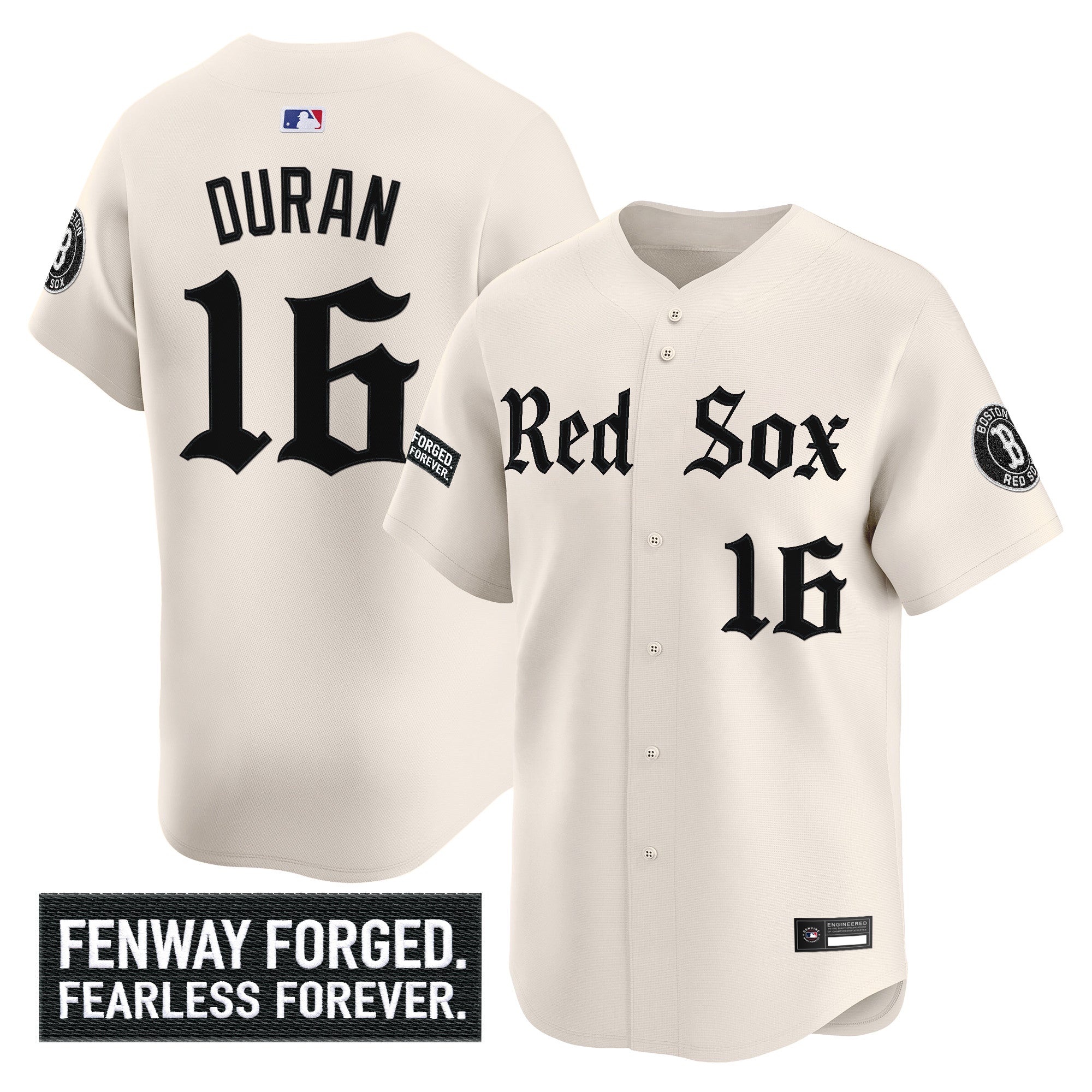 Men's Boston Red Sox 'Gothic Edition' Vapor Premier Limited Jersey - All Stitched