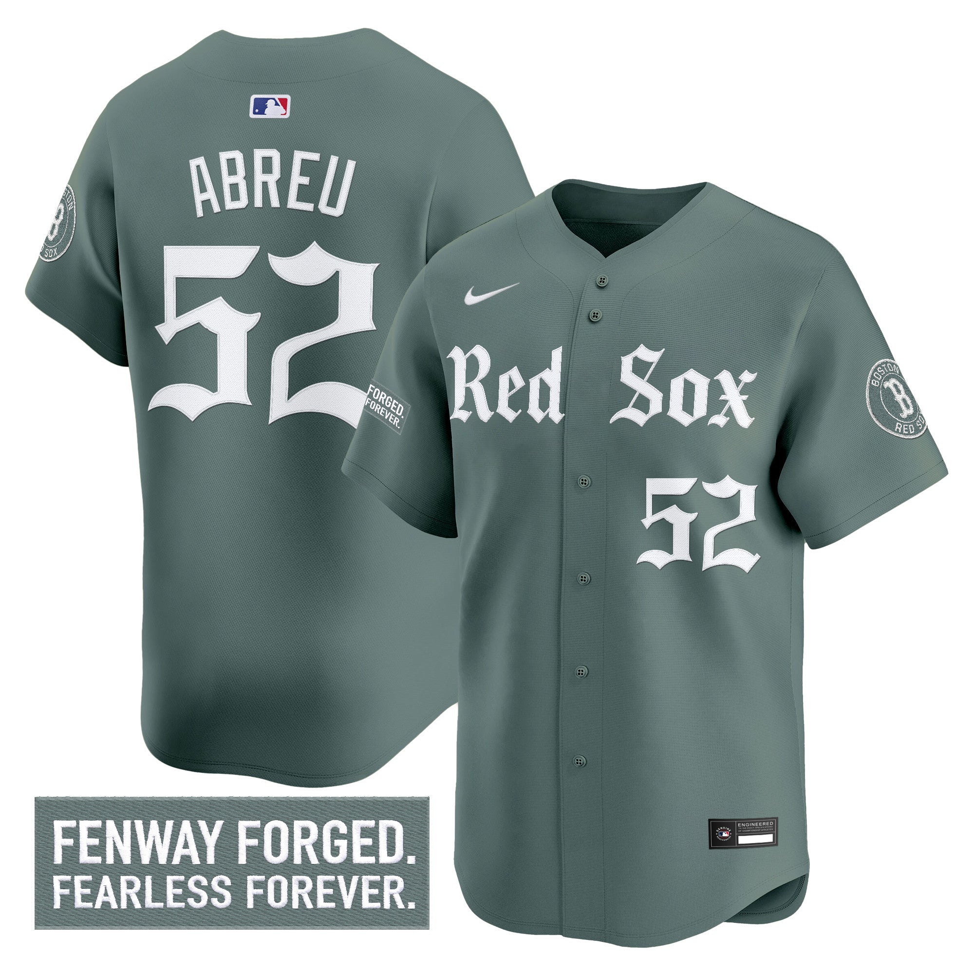 Men's Boston Red Sox 'Gothic Edition' Vapor Premier Limited Jersey - All Stitched