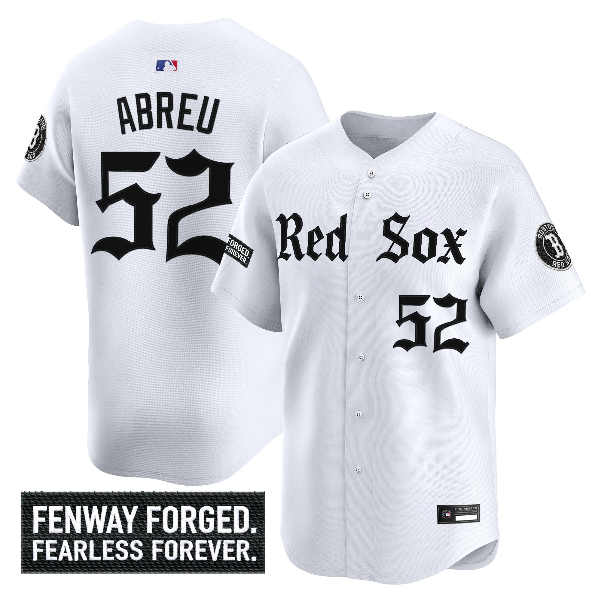 Men's Boston Red Sox 'Gothic Edition' Vapor Premier Limited Jersey - All Stitched