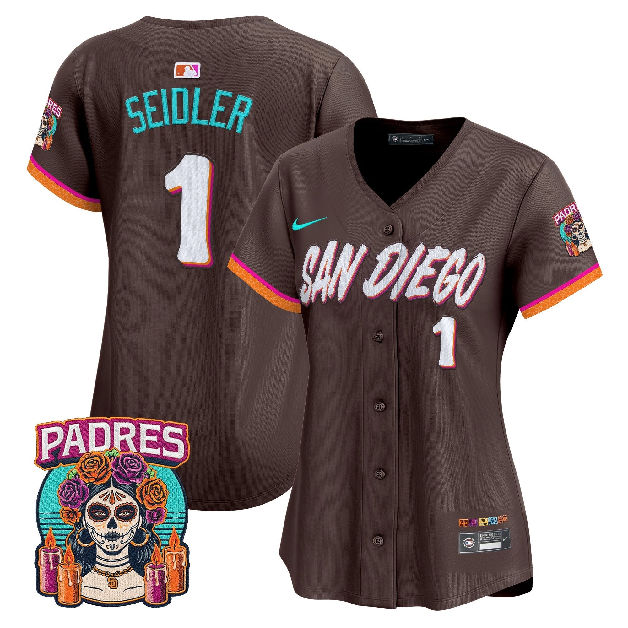Women's San Diego Padres 2026 City Connect Vapor Premier Limited Jersey - All Stitched
