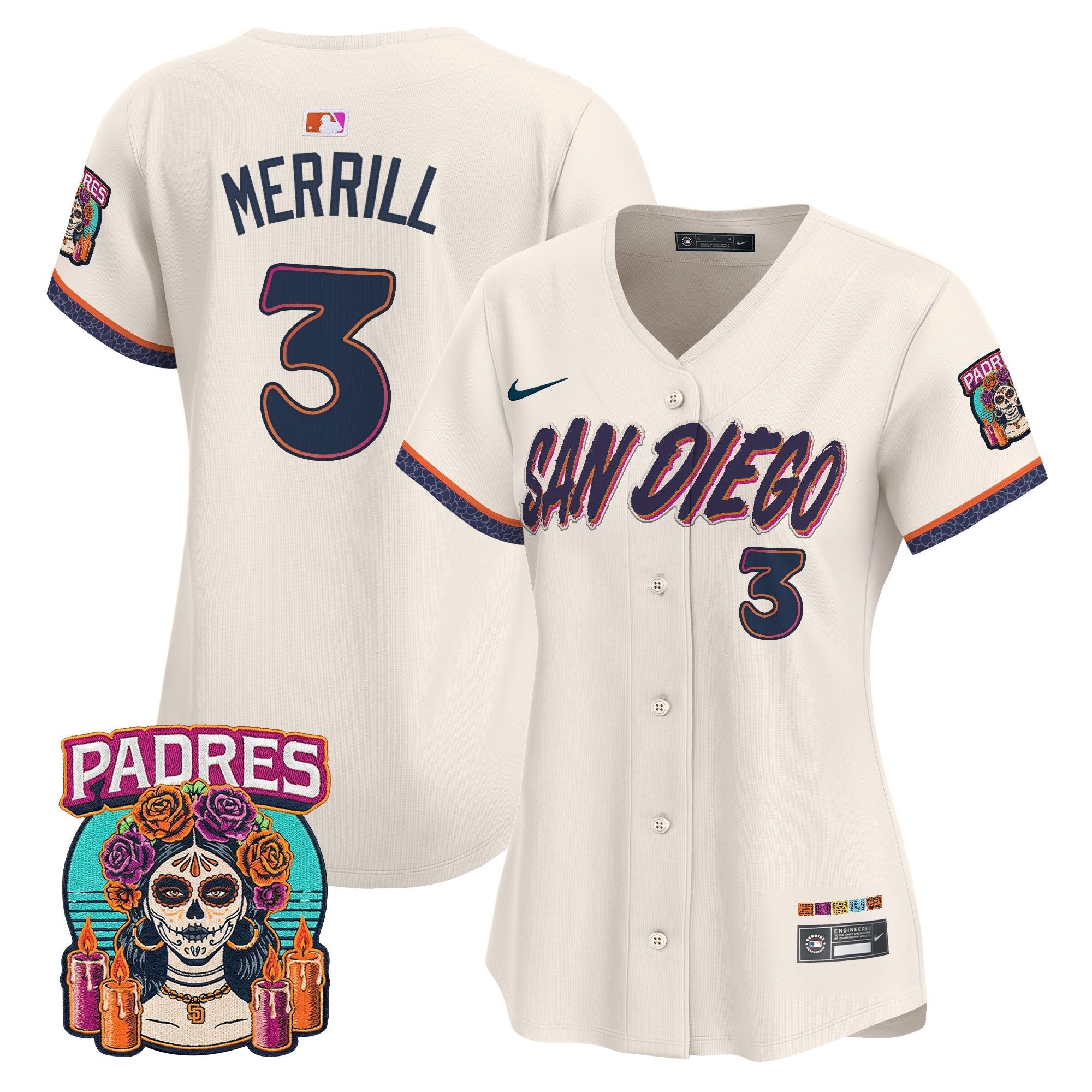 Women's San Diego Padres 2026 City Connect Vapor Premier Limited Jersey - All Stitched