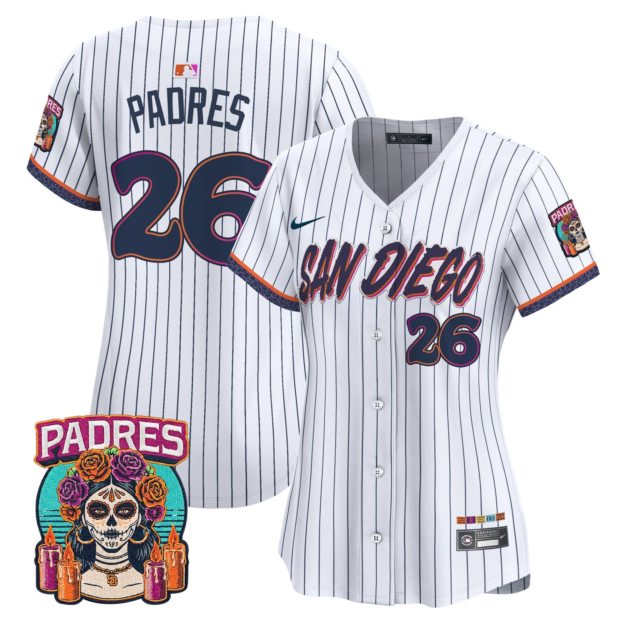 Women's San Diego Padres 2026 City Connect Vapor Premier Limited Jersey - All Stitched