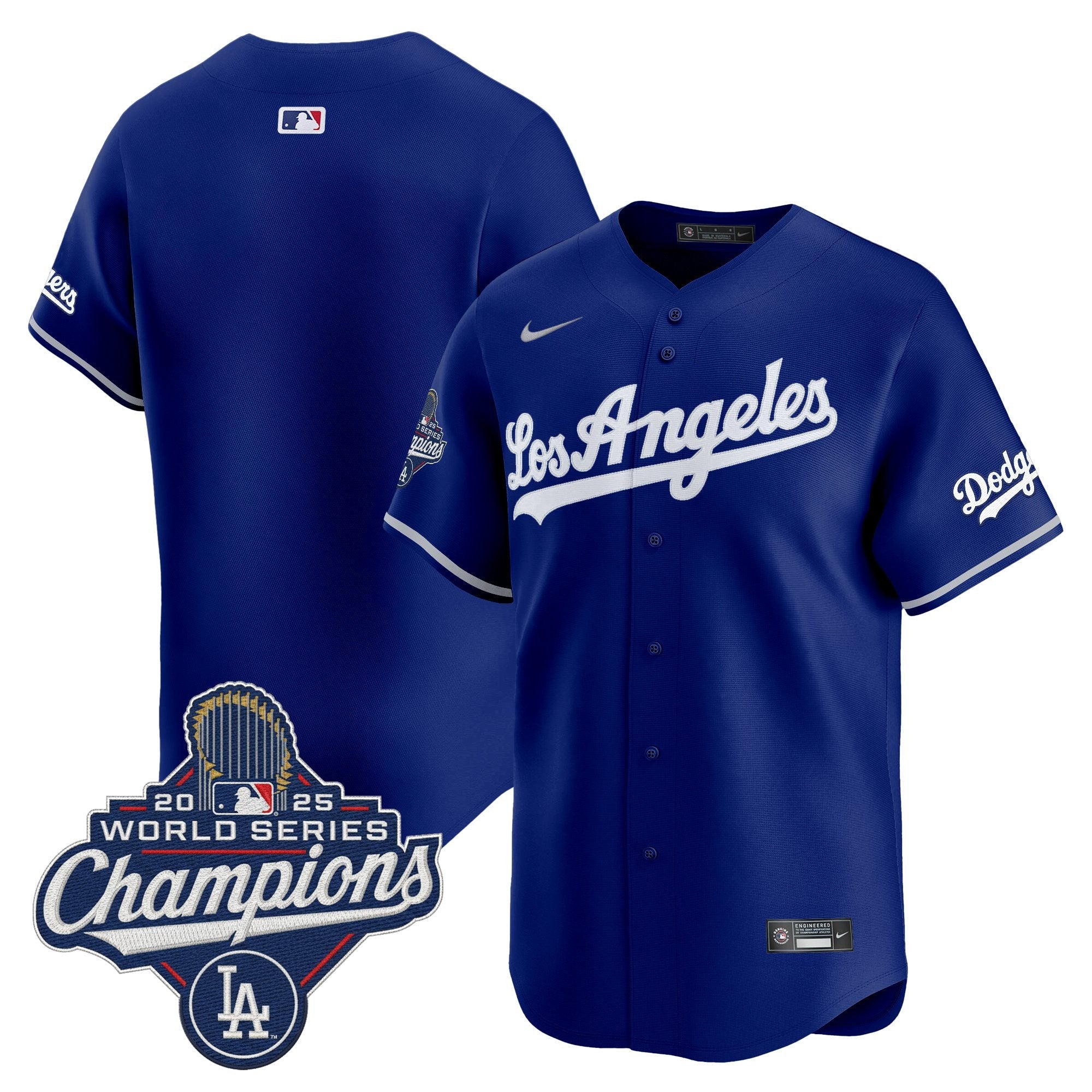 Men's Dodgers 2026 Vapor Premier Limited Jersey - World Series Champions Edition - All Stitched