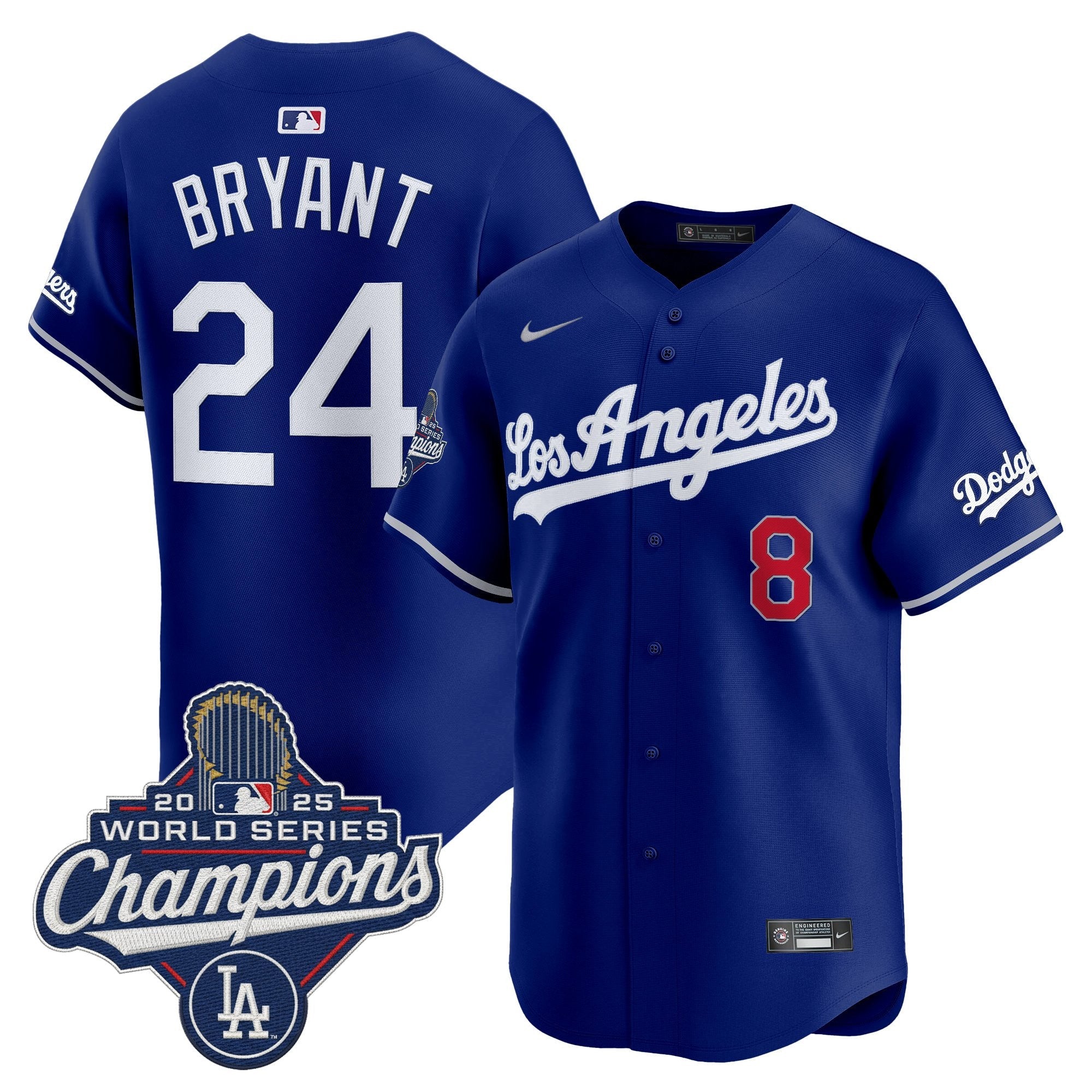 Men's Dodgers 2026 Vapor Premier Limited Jersey - World Series Champions Edition - All Stitched