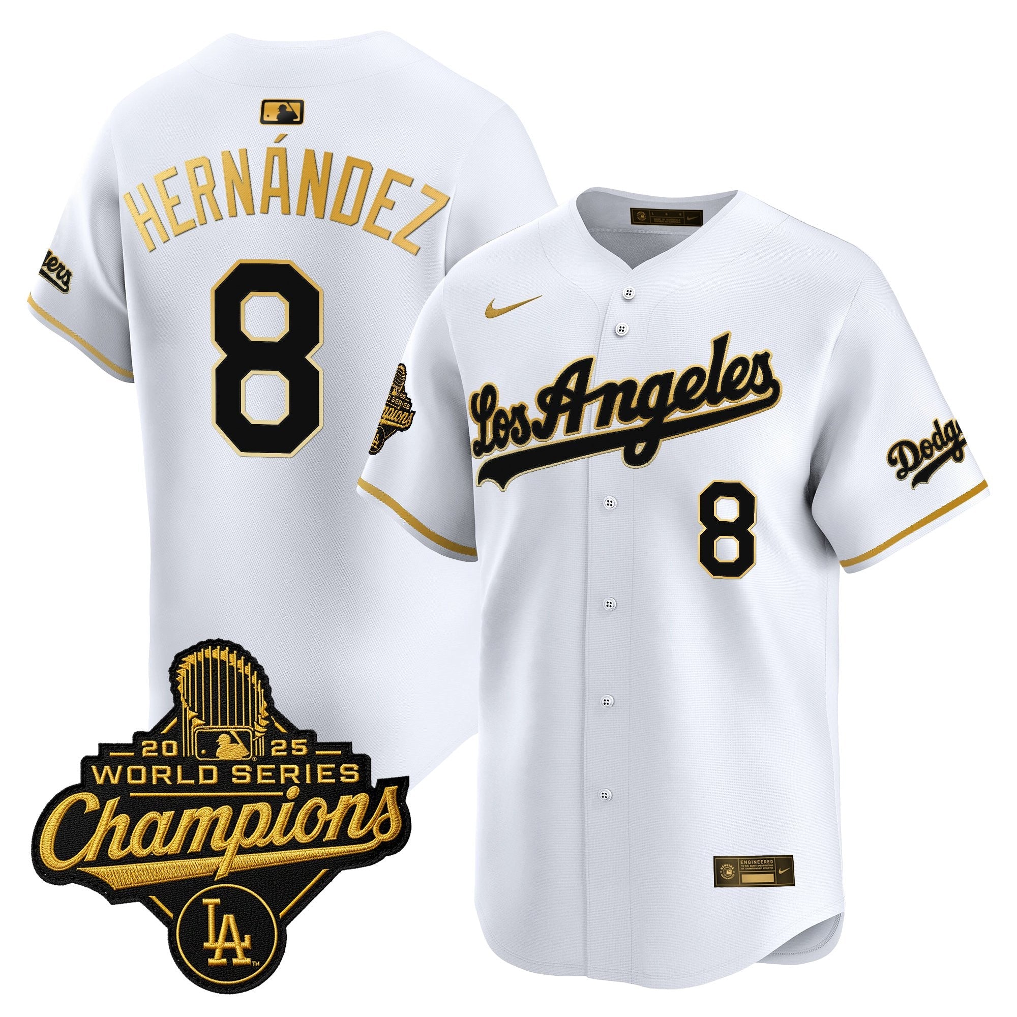 Men's Dodgers 2026 Vapor Premier Limited Jersey - World Series Champions Edition - All Stitched