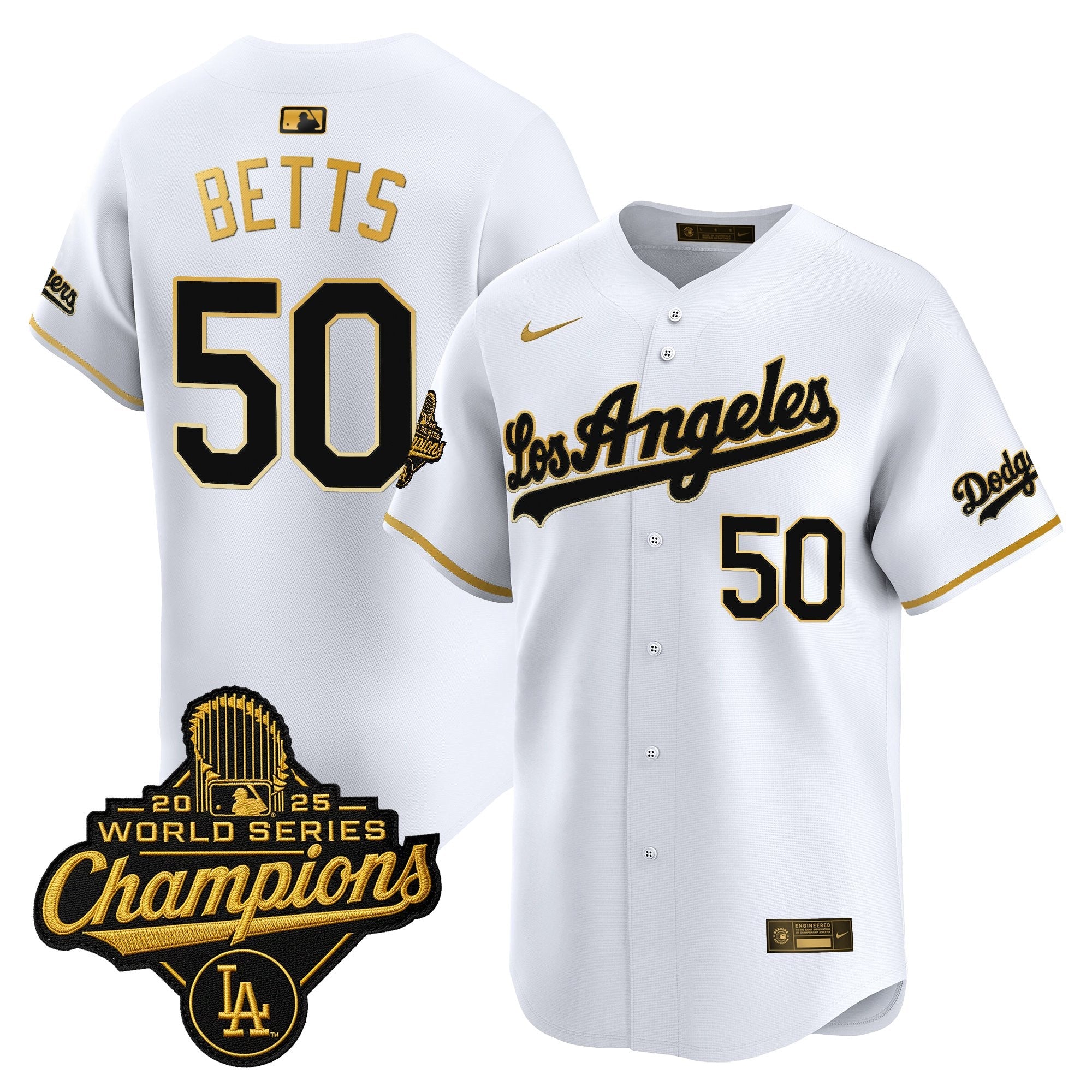 Men's Dodgers 2026 Vapor Premier Limited Jersey - World Series Champions Edition - All Stitched
