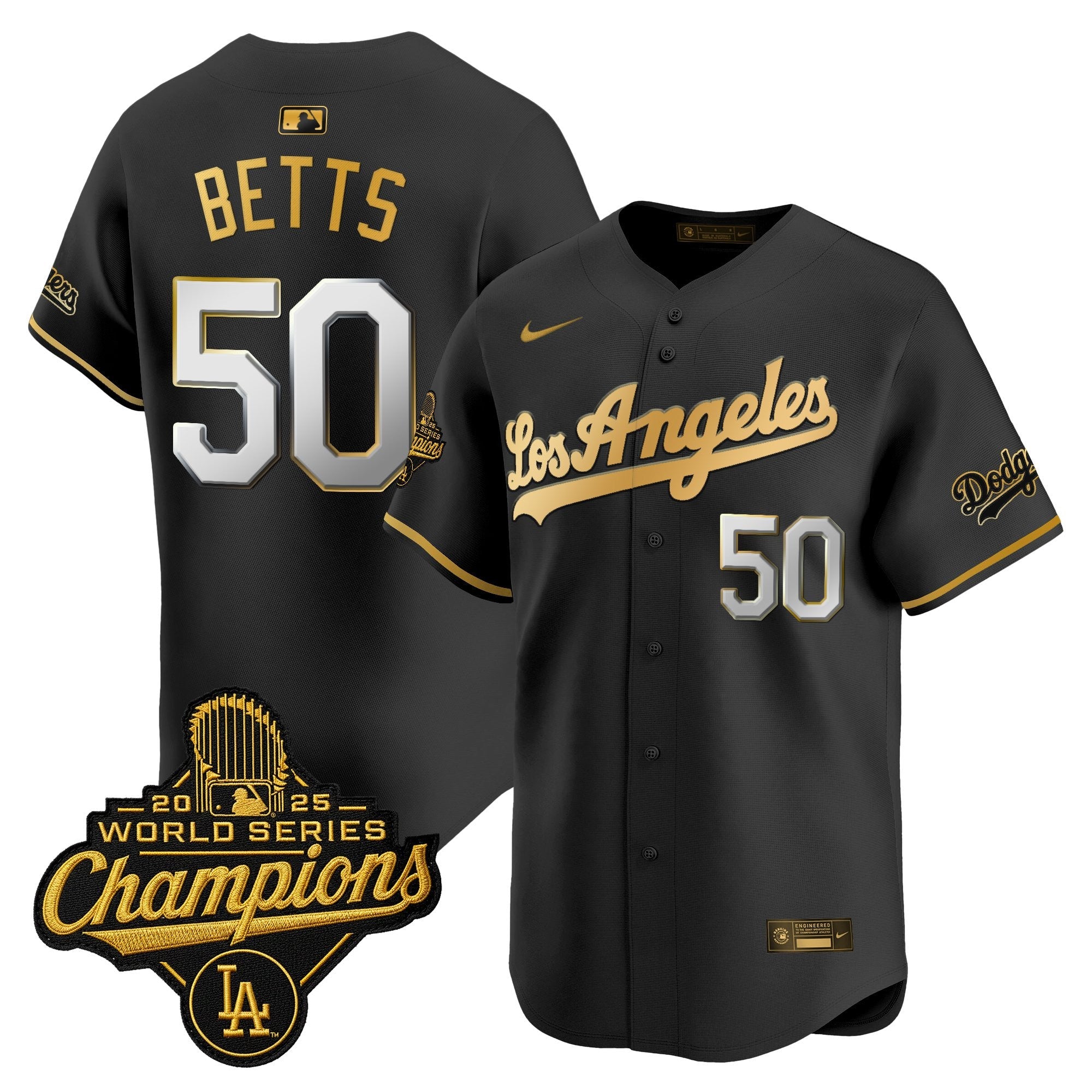 Men's Dodgers 2026 Vapor Premier Limited Jersey - World Series Champions Edition - All Stitched
