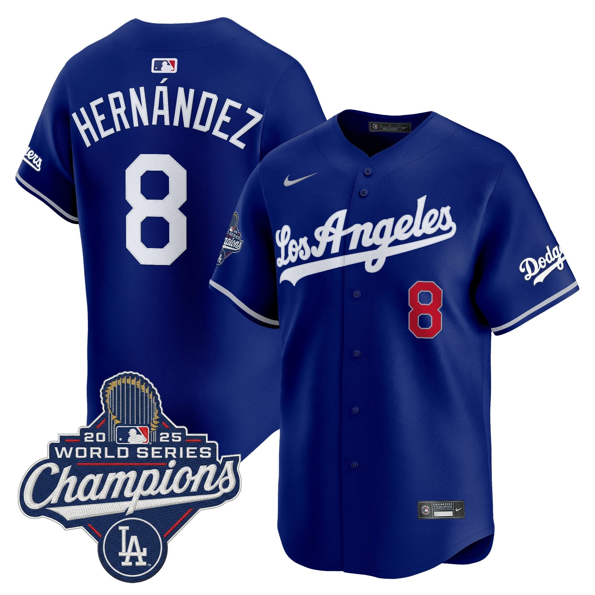 Men's Dodgers 2026 Vapor Premier Limited Jersey - World Series Champions Edition - All Stitched