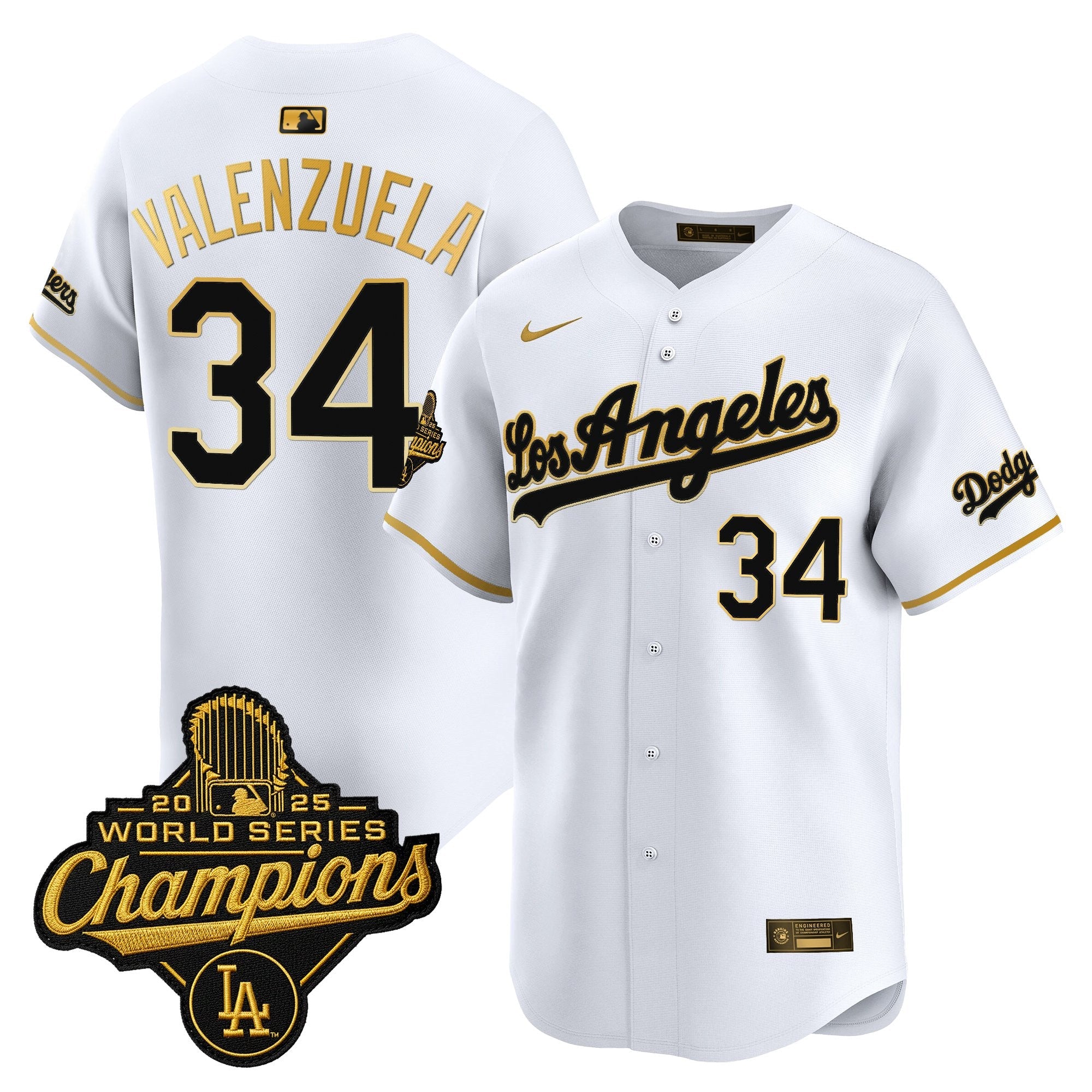 Men's Dodgers 2026 Vapor Premier Limited Jersey - World Series Champions Edition - All Stitched