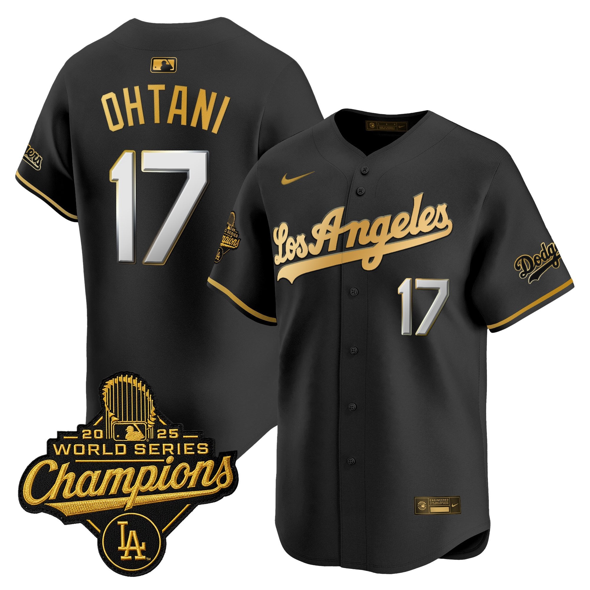 Men's Dodgers 2026 Vapor Premier Limited Jersey - World Series Champions Edition - All Stitched