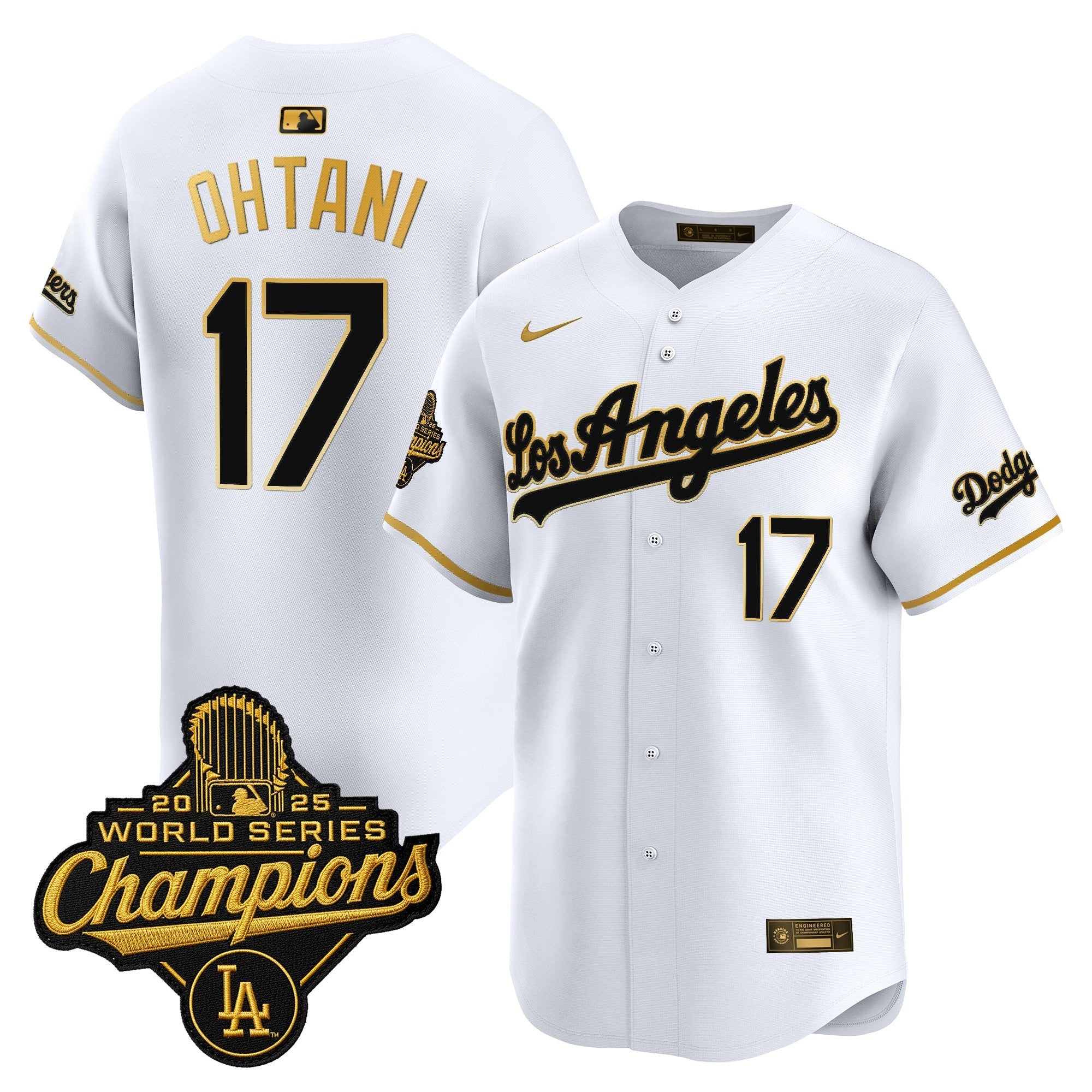 Men's Dodgers 2026 Vapor Premier Limited Jersey - World Series Champions Edition - All Stitched