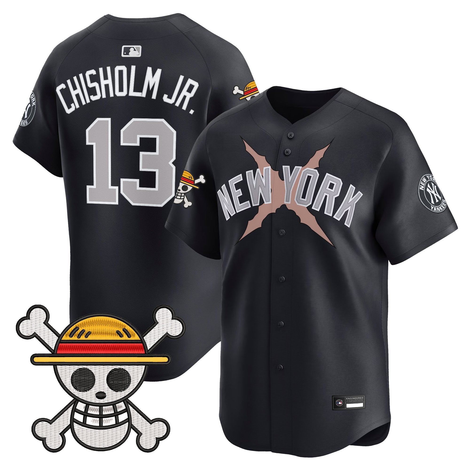 Men's New York Yankees x One Piece Vapor Premier Limited Jersey - Stitched