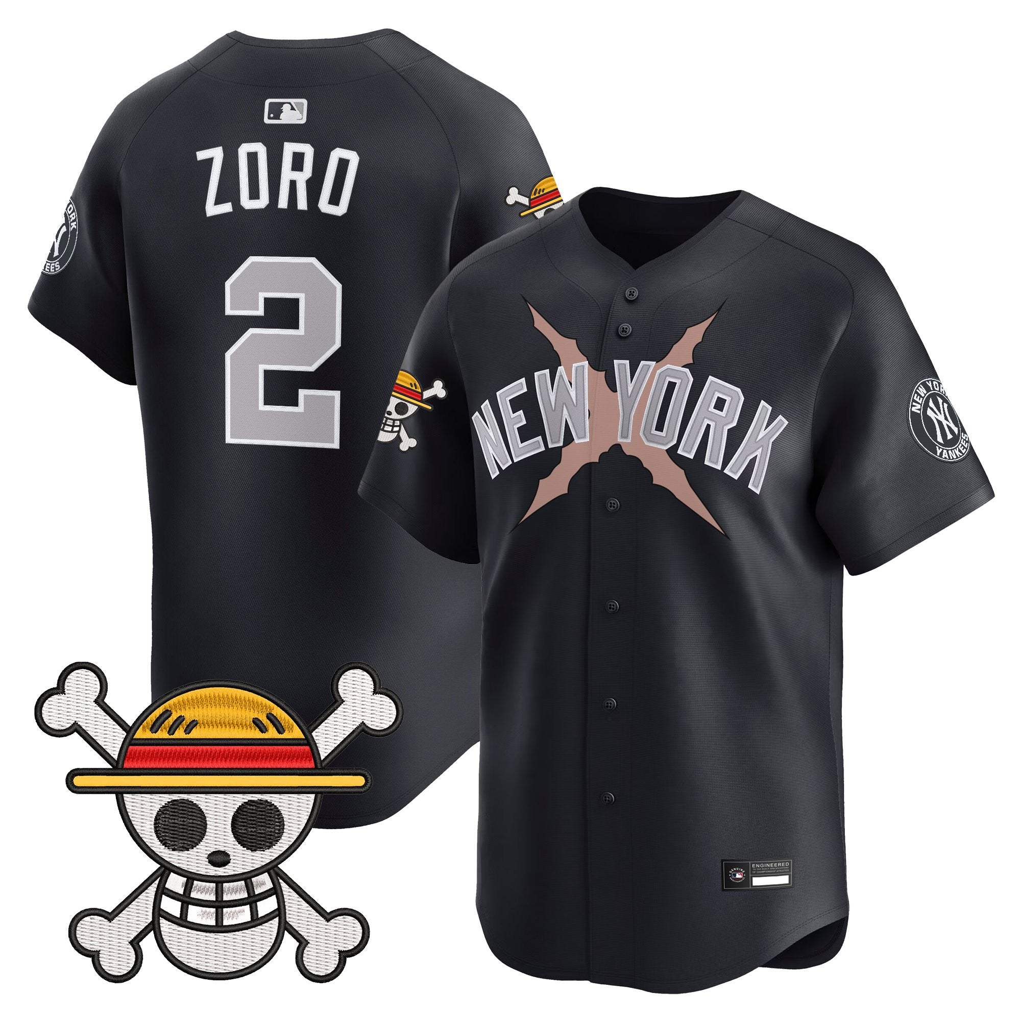 Men's New York Yankees x One Piece Vapor Premier Limited Jersey - Stitched