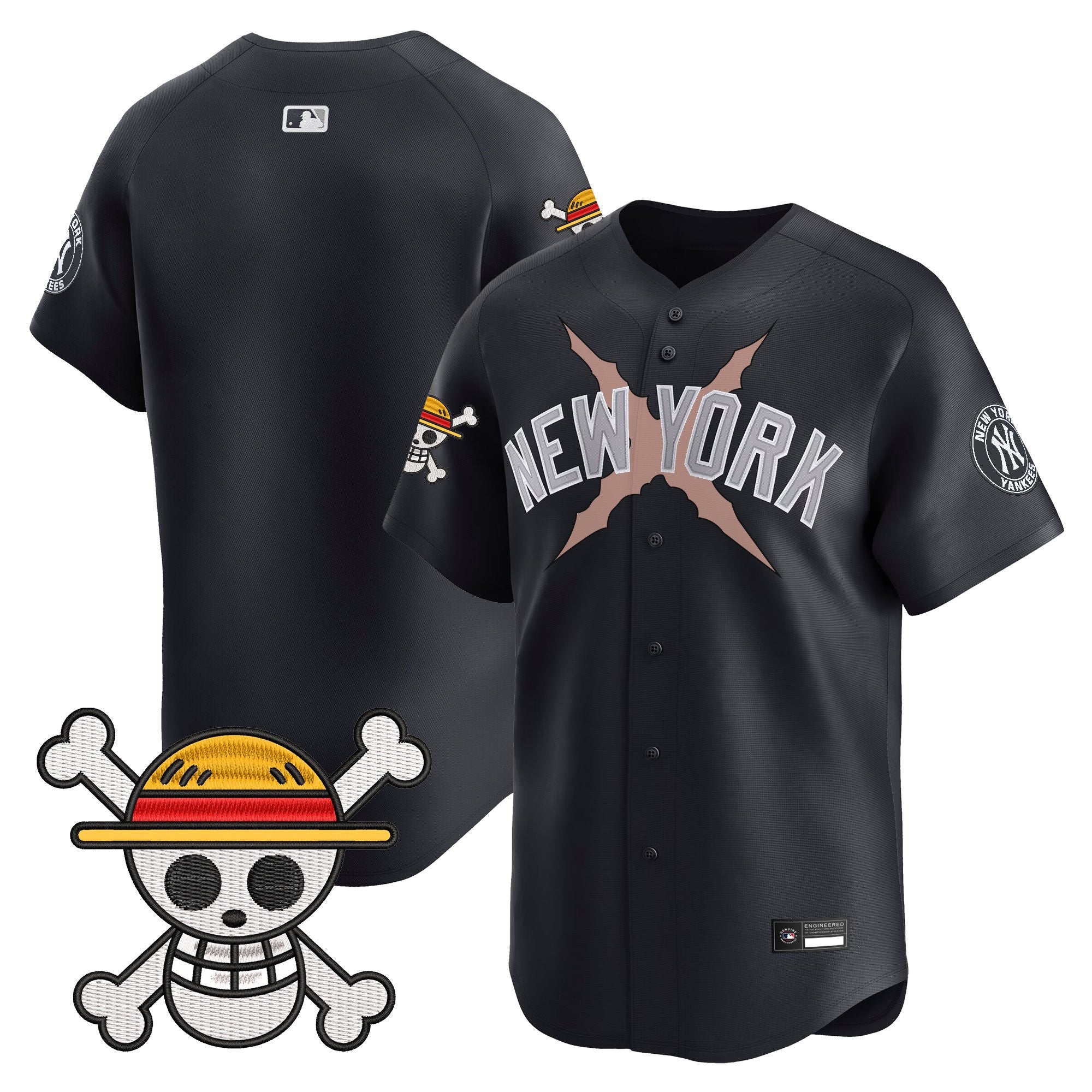 Men's New York Yankees x One Piece Vapor Premier Limited Jersey - Stitched