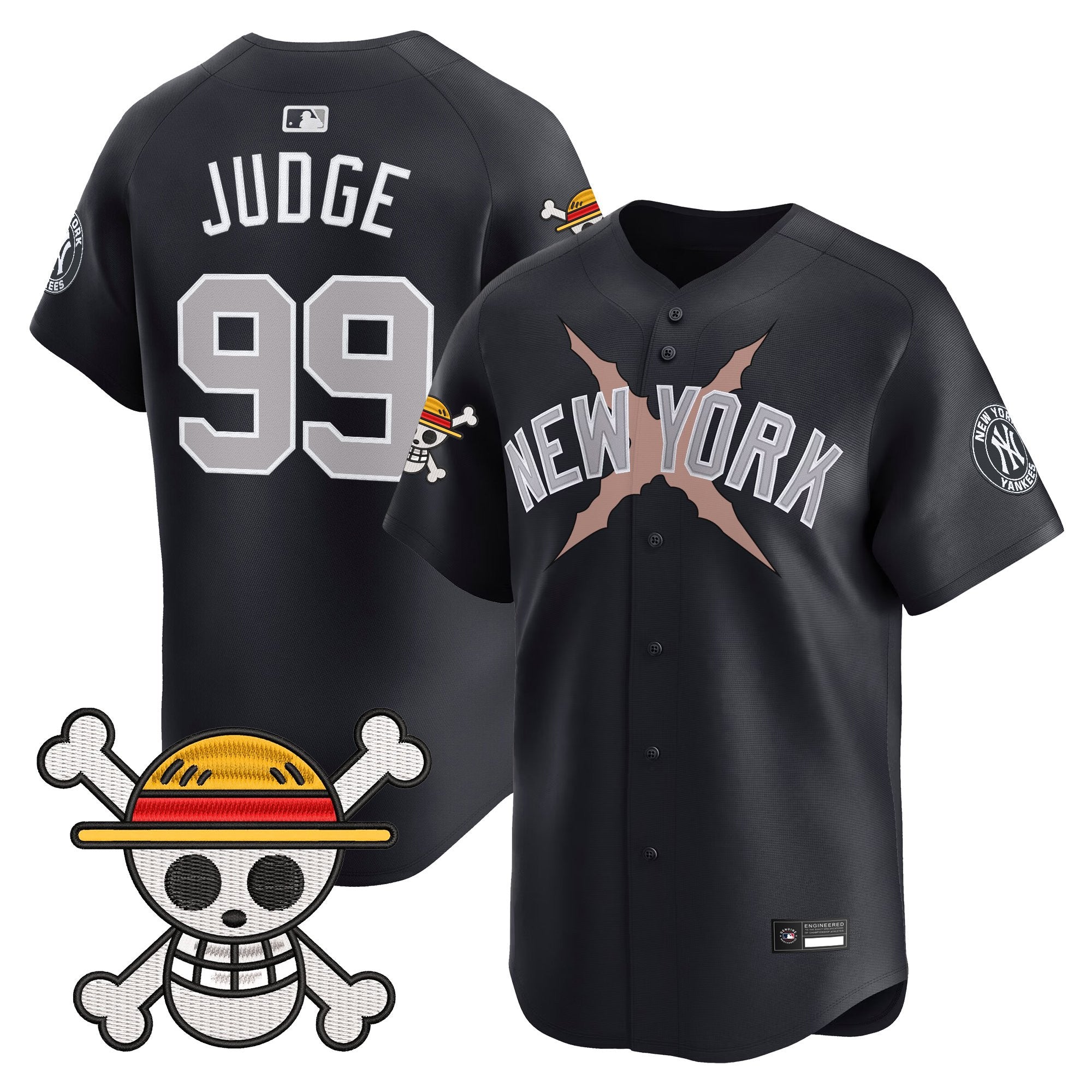 Men's New York Yankees x One Piece Vapor Premier Limited Jersey - Stitched