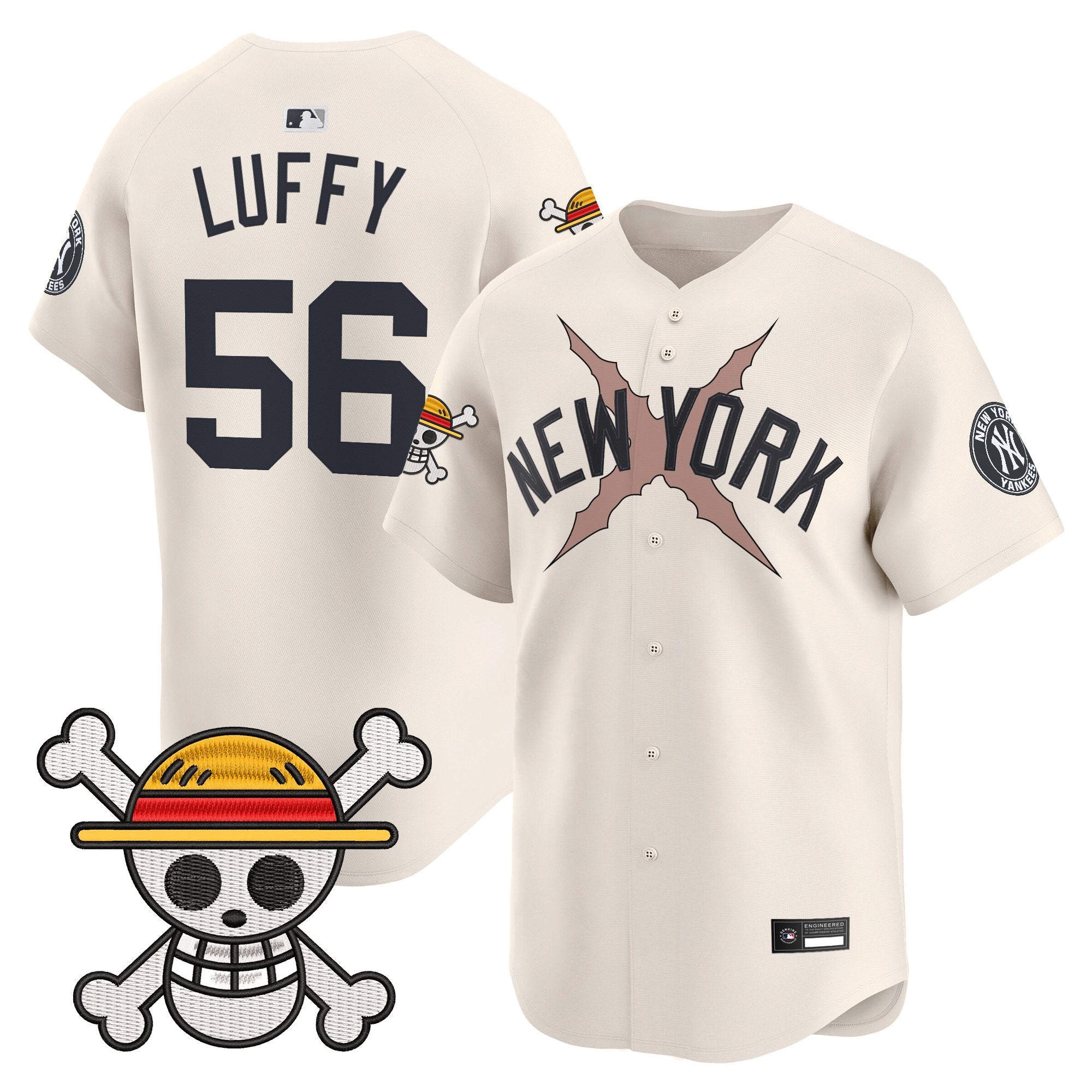 Men's New York Yankees x One Piece Vapor Premier Limited Jersey - Stitched