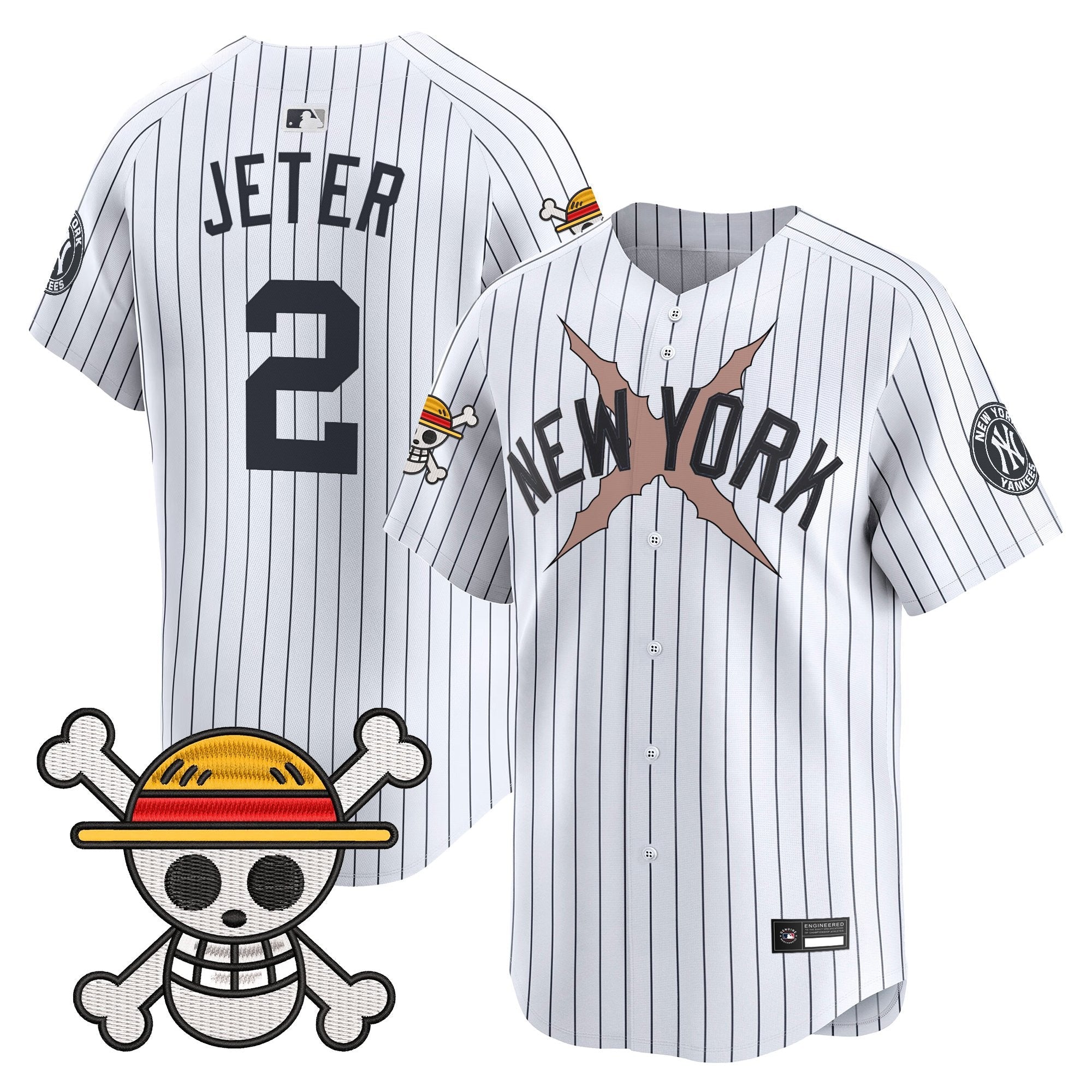 Men's New York Yankees x One Piece Vapor Premier Limited Jersey - Stitched