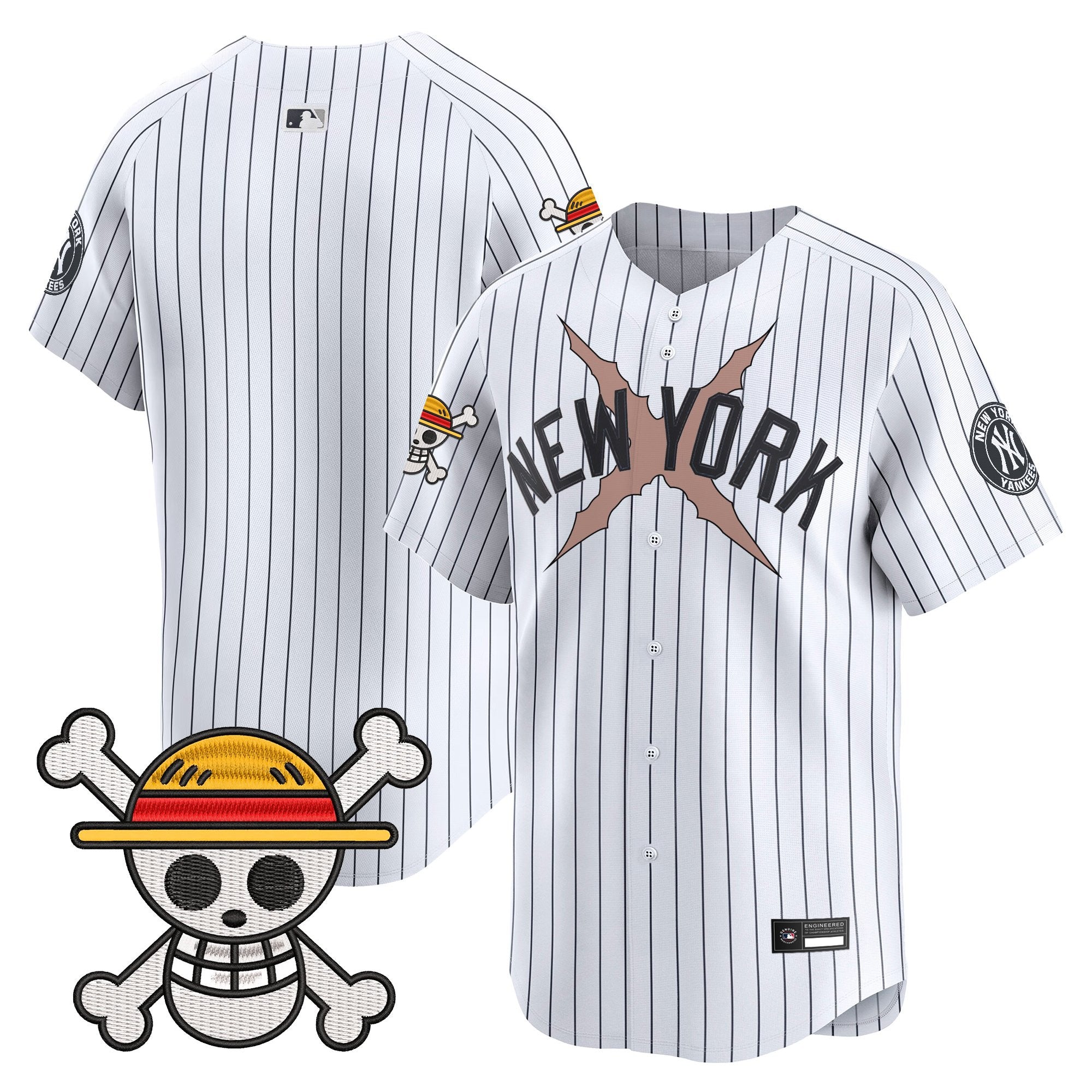Men's New York Yankees x One Piece Vapor Premier Limited Jersey - Stitched