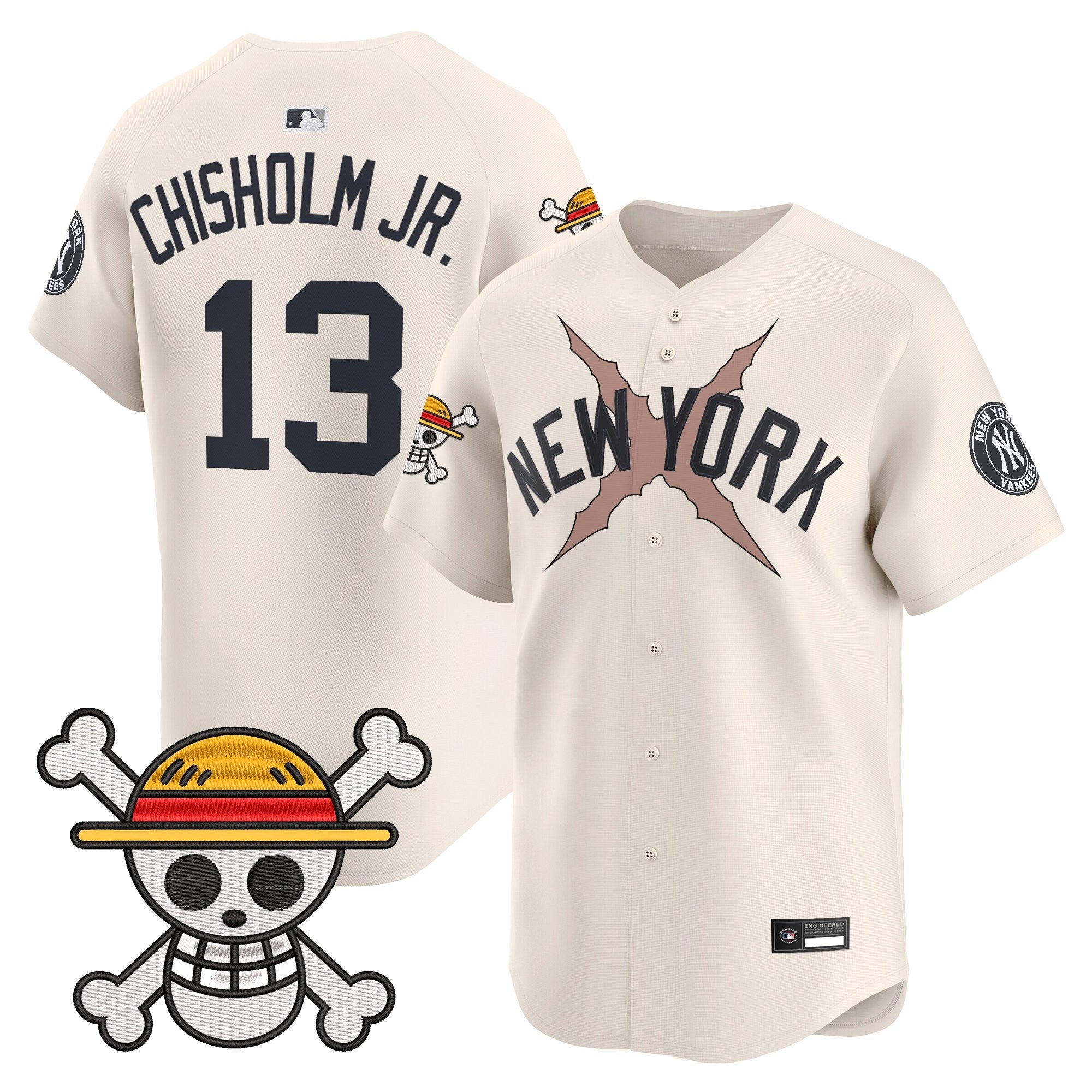Men's New York Yankees x One Piece Vapor Premier Limited Jersey - Stitched